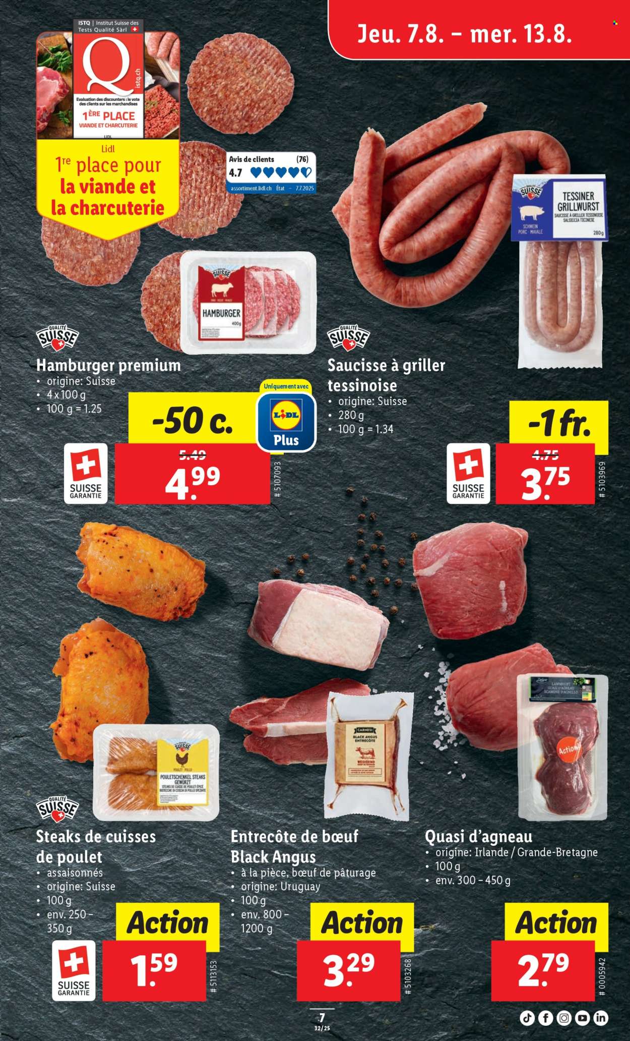 Catalogue Lidl - 7.8.2025 - 13.8.2025. Page 7. Page 7