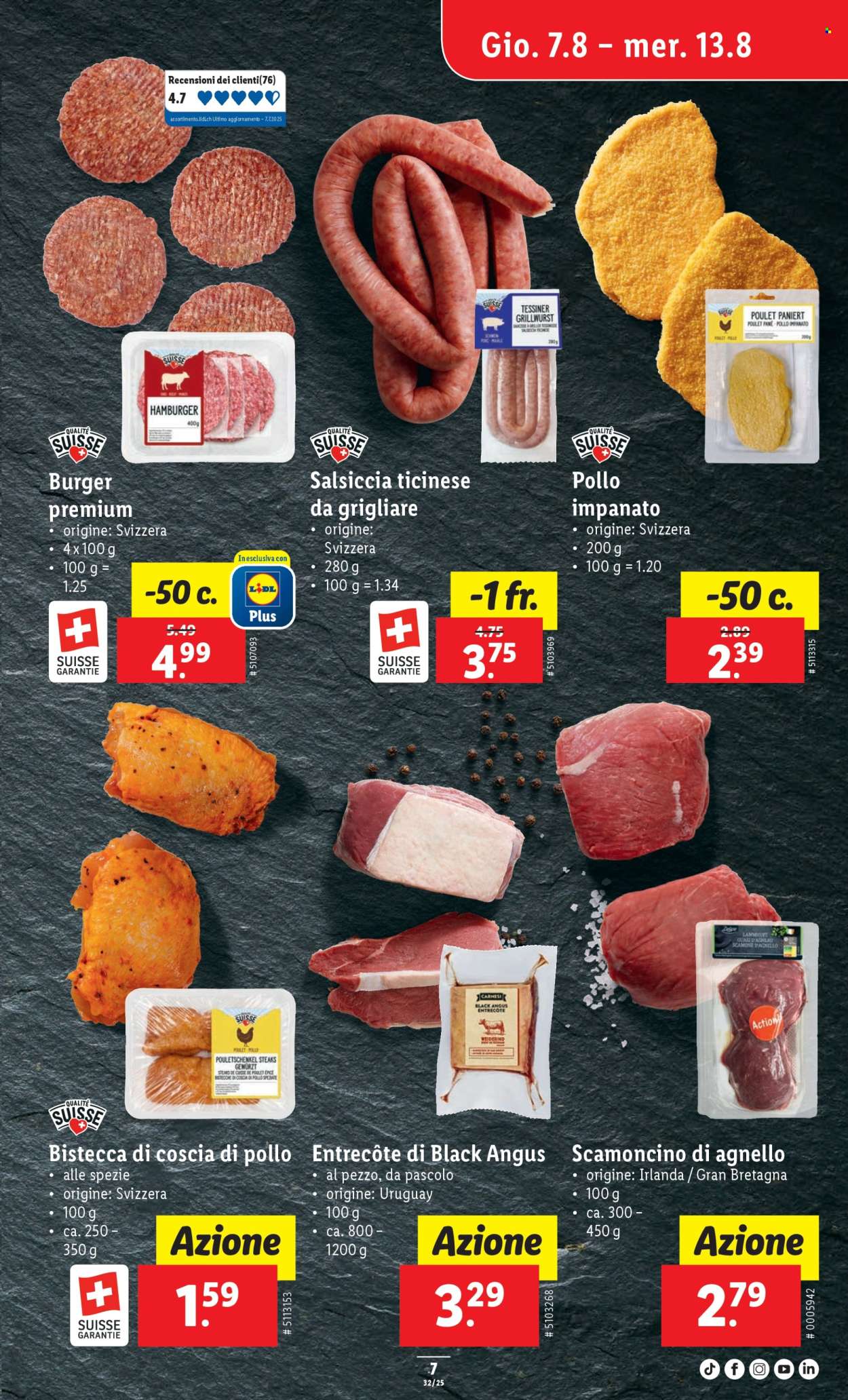 Catalogue Lidl - 7.8.2025 - 13.8.2025. Page 7. Page 7