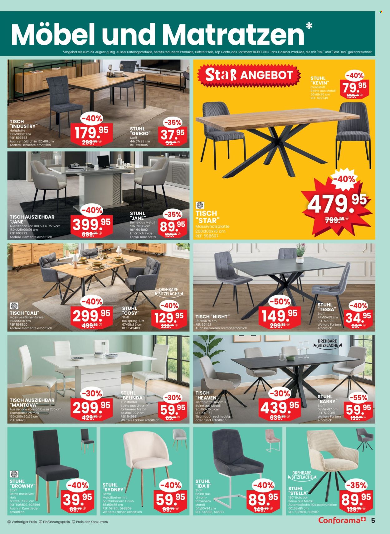 Catalogue Conforama - 6.8.2025 - 26.8.2025. Page 5. Page 5