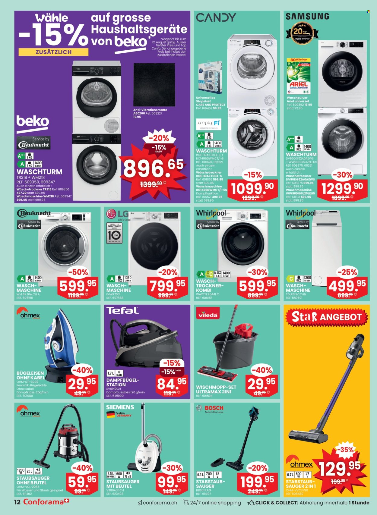 Catalogue Conforama - 6.8.2025 - 26.8.2025. Page 12. Page 12