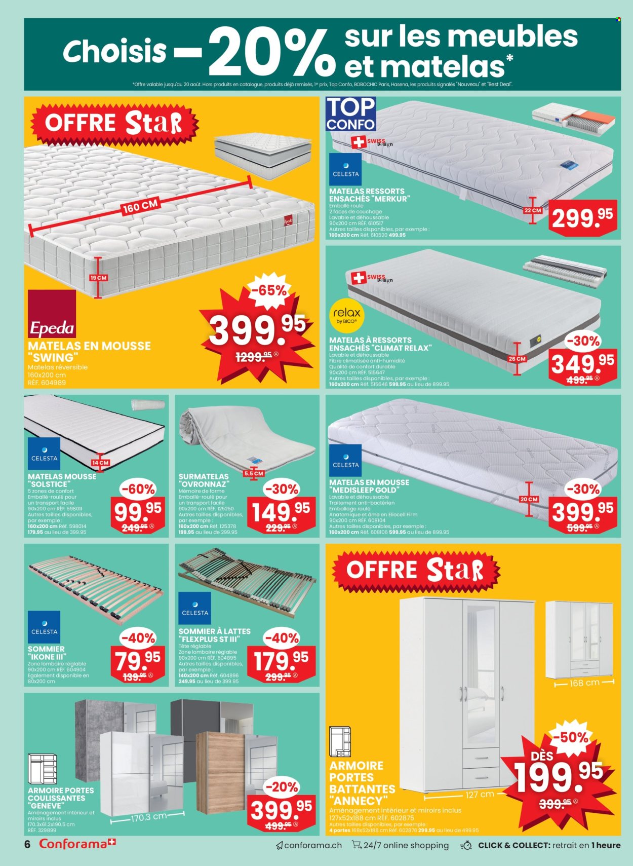 Catalogue Conforama - 6.8.2025 - 26.8.2025. Page 6. Page 6