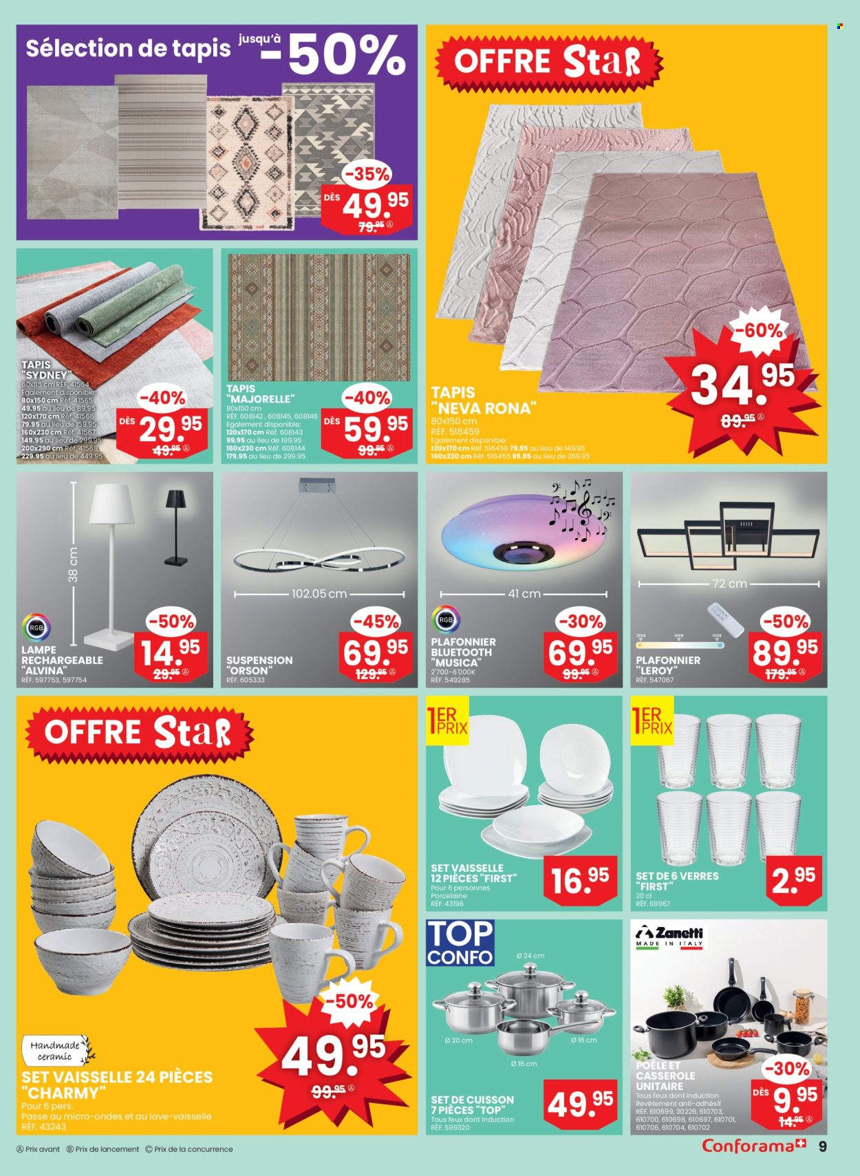 Catalogue Conforama - 6.8.2025 - 26.8.2025. Page 9. Page 9