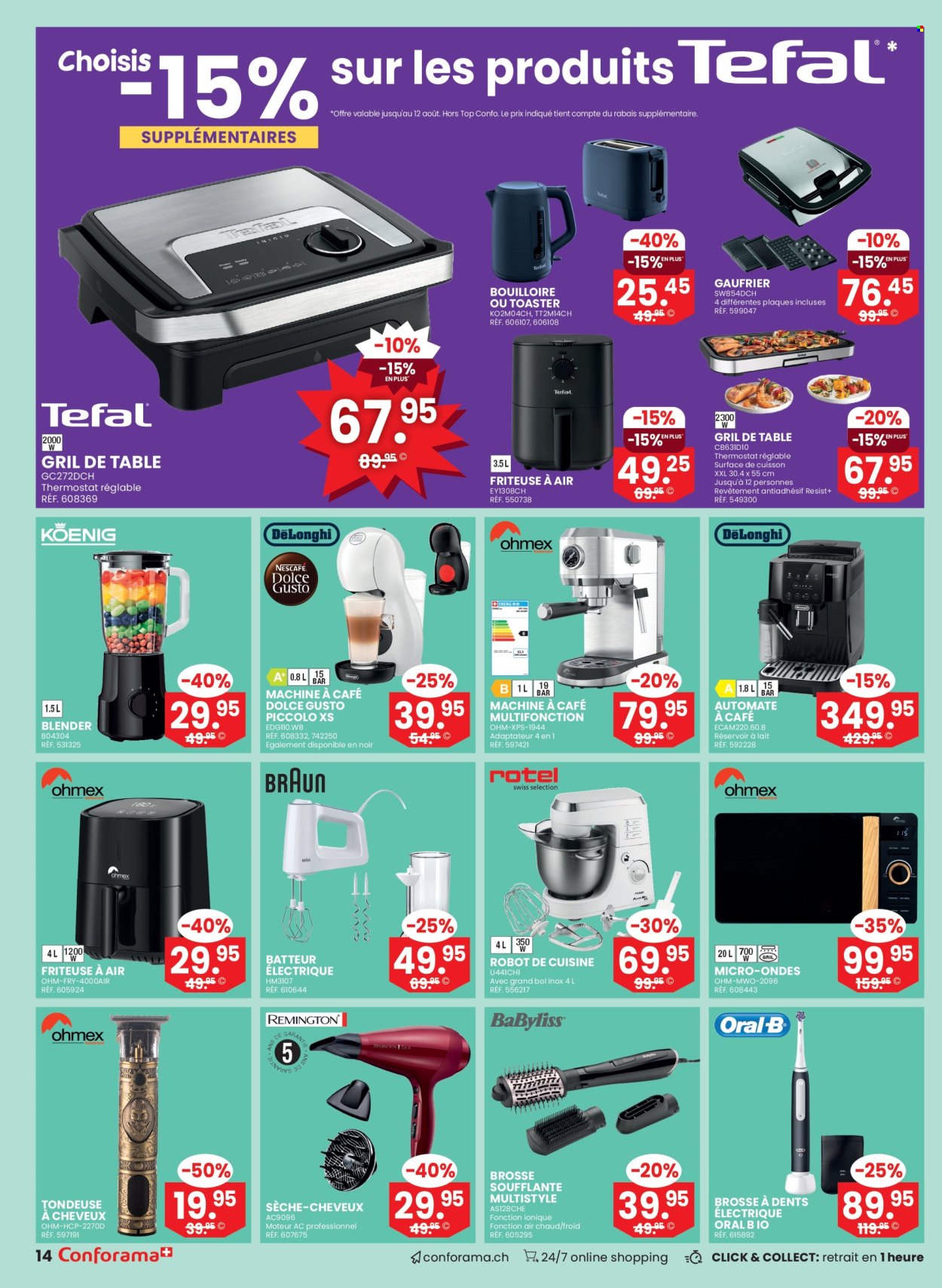 Catalogue Conforama - 6.8.2025 - 26.8.2025. Page 14. Page 14