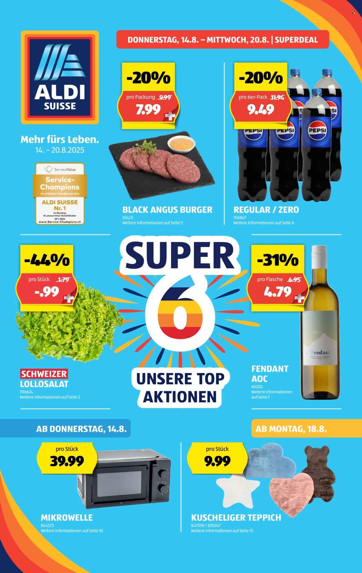Catalogue Aldi - 14.8.2025 - 20.8.2025. Page 1. Page 1