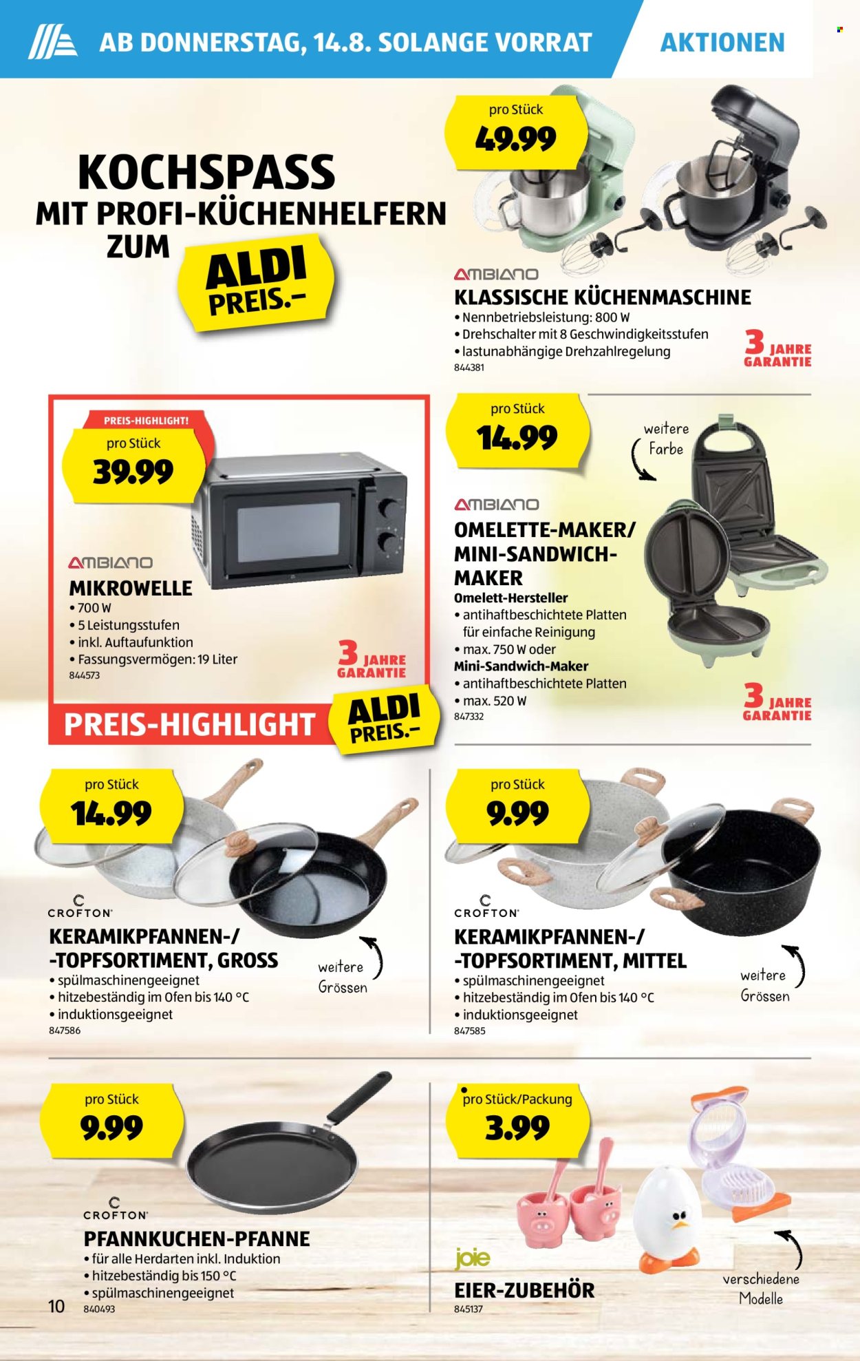 Catalogue Aldi - 14.8.2025 - 20.8.2025. Page 10. Page 10