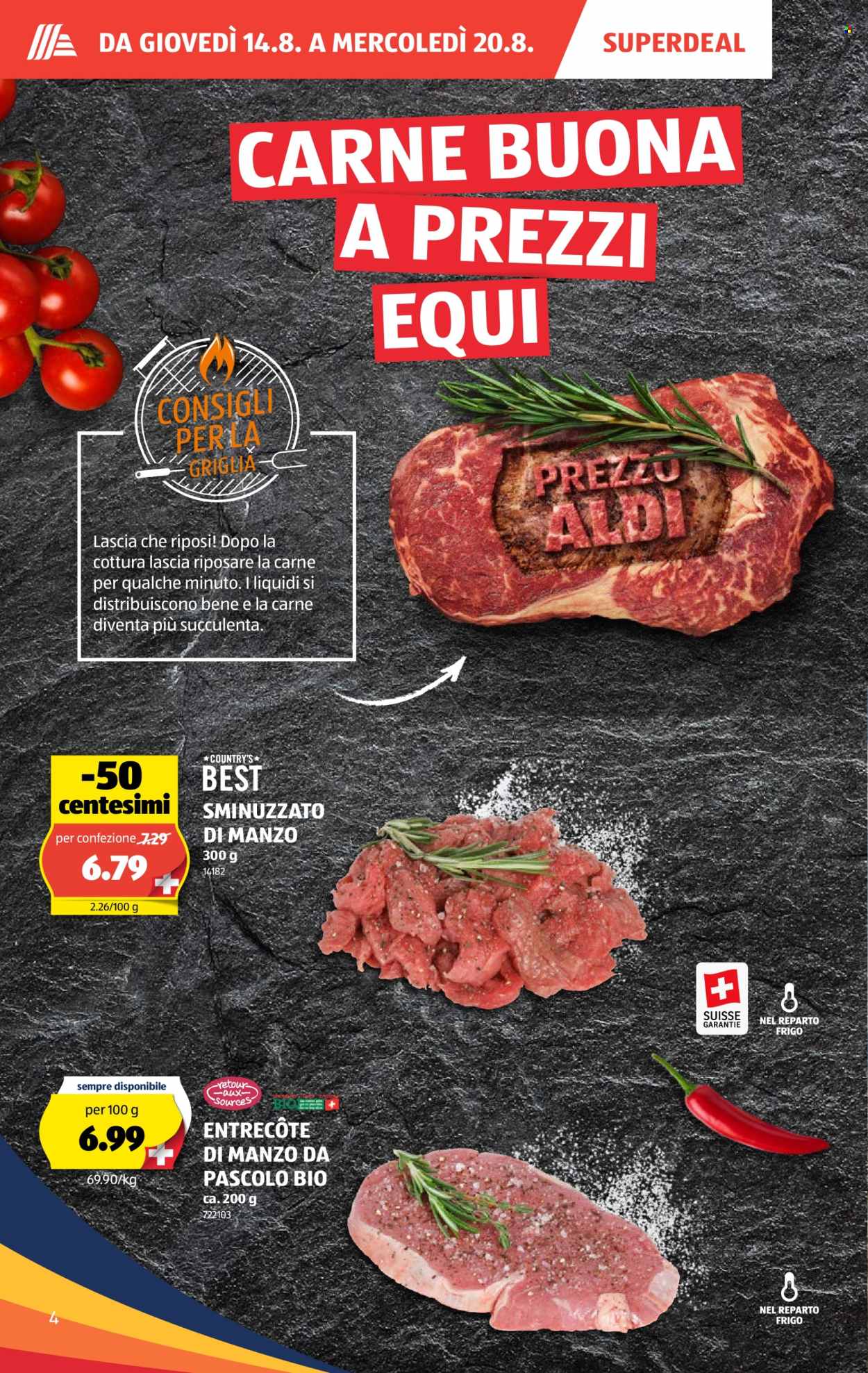 Catalogue Aldi - 14.8.2025 - 20.8.2025. Page 4. Page 4