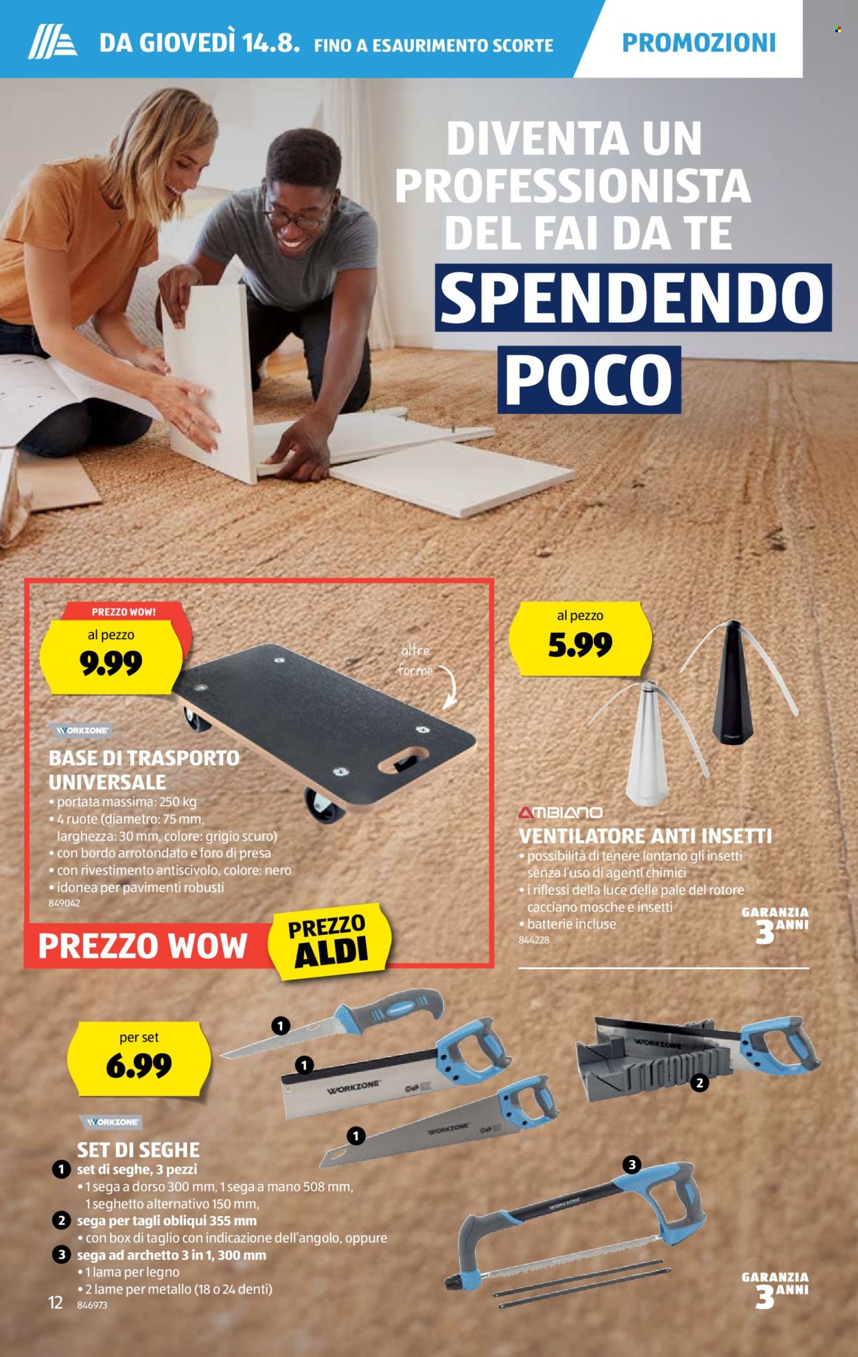 Catalogue Aldi - 14.8.2025 - 20.8.2025. Page 12. Page 12