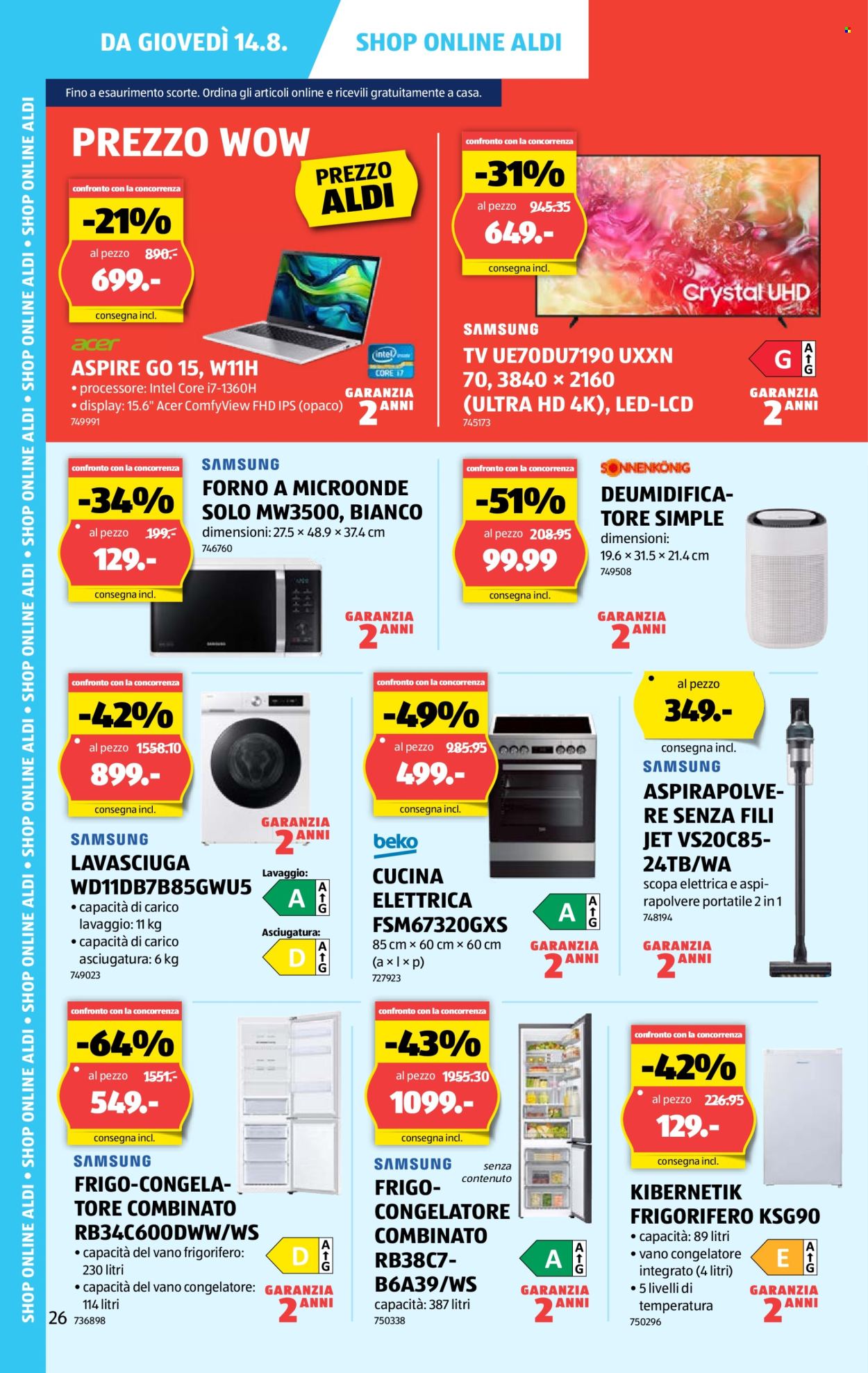 Catalogue Aldi - 14.8.2025 - 20.8.2025. Page 26. Page 26