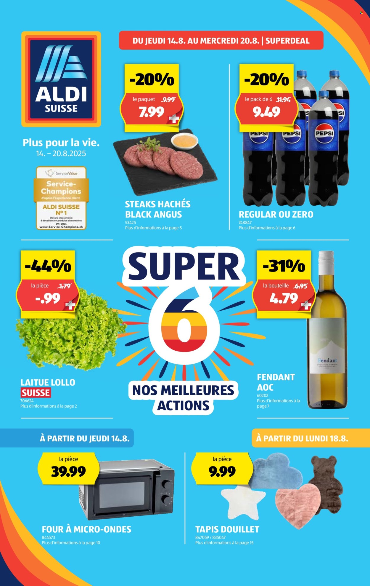 Catalogue Aldi - 14.8.2025 - 20.8.2025. Page 1. Page 1