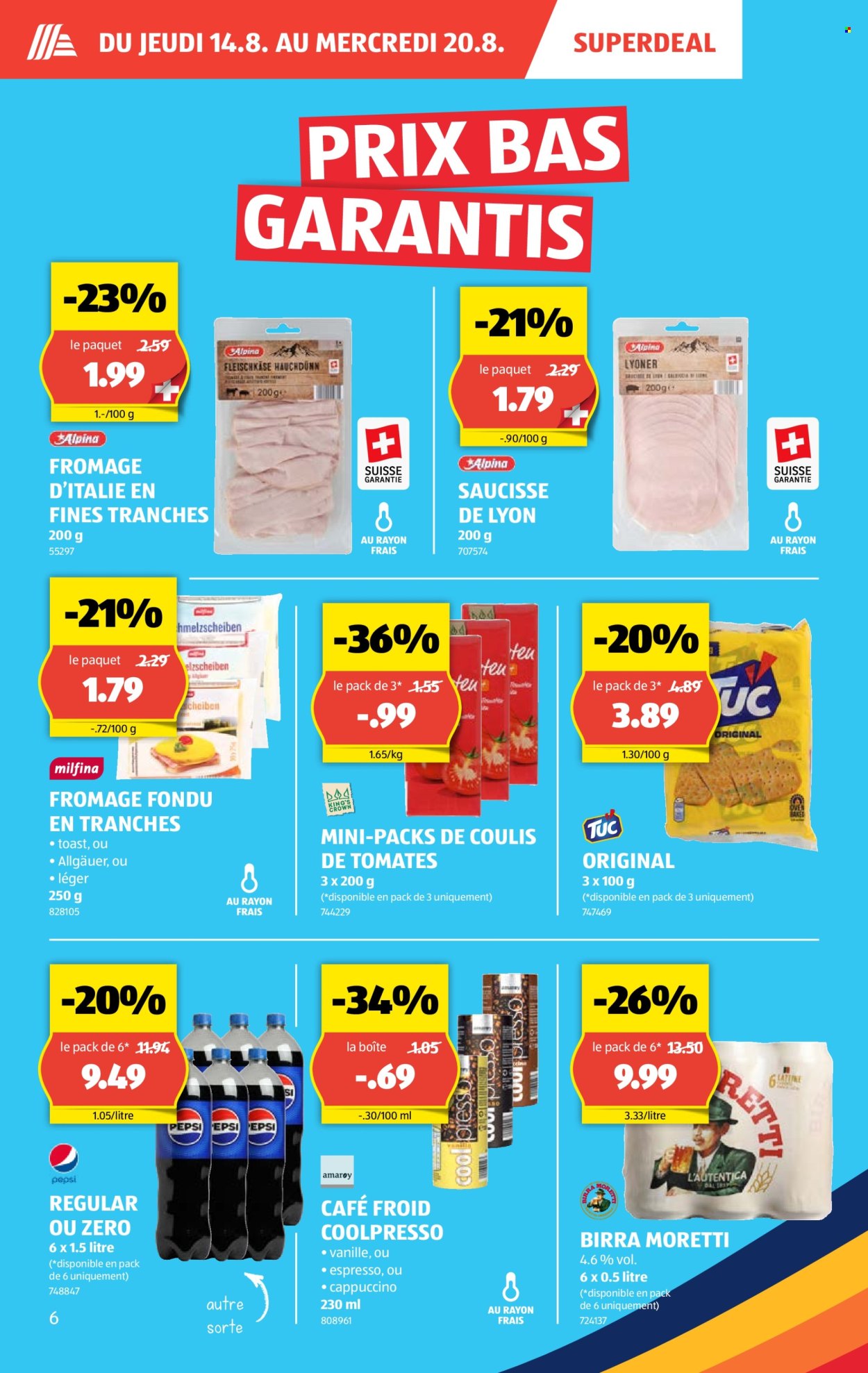 Catalogue Aldi - 14.8.2025 - 20.8.2025. Page 6. Page 6