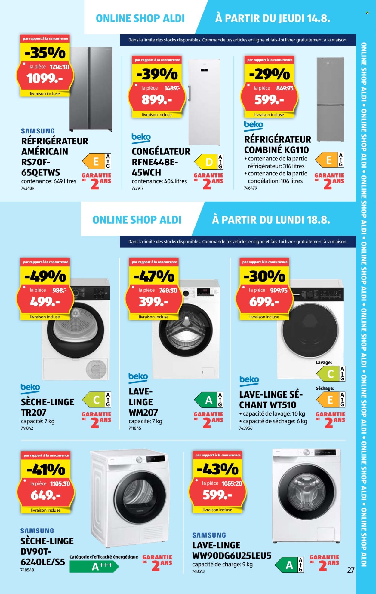 Catalogue Aldi - 14.8.2025 - 20.8.2025. Page 27. Page 27
