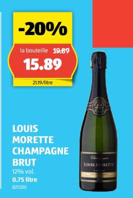 LOUIS MORETTE CHAMPAGNE BRUT