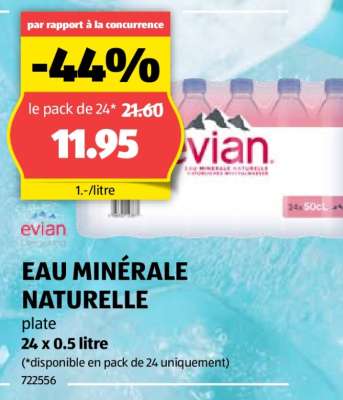 Evian Eau Minérale Naturelle