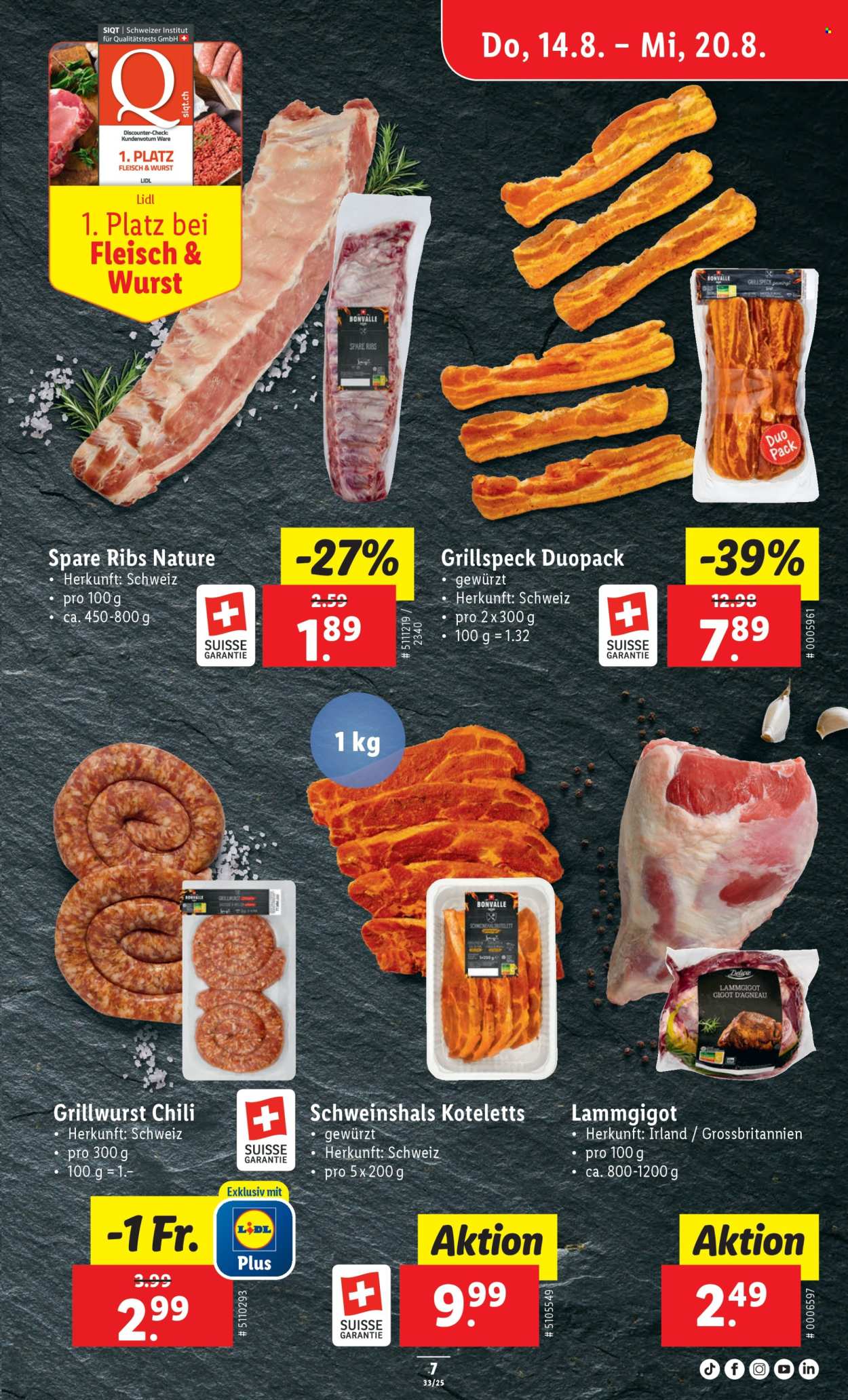 Catalogue Lidl - 14.8.2025 - 20.8.2025. Page 7. Page 7
