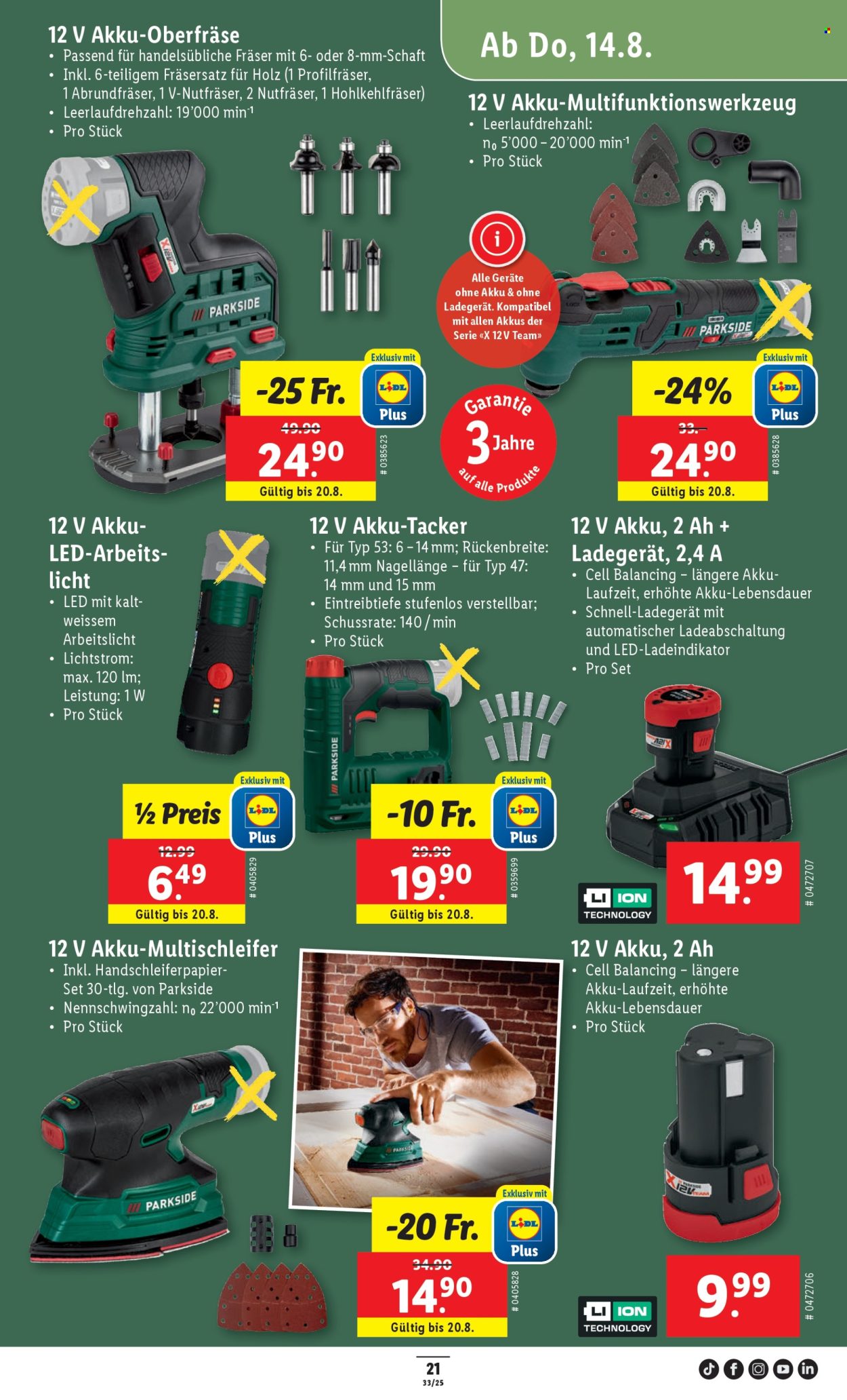 Catalogue Lidl - 14.8.2025 - 20.8.2025. Page 23. Page 23