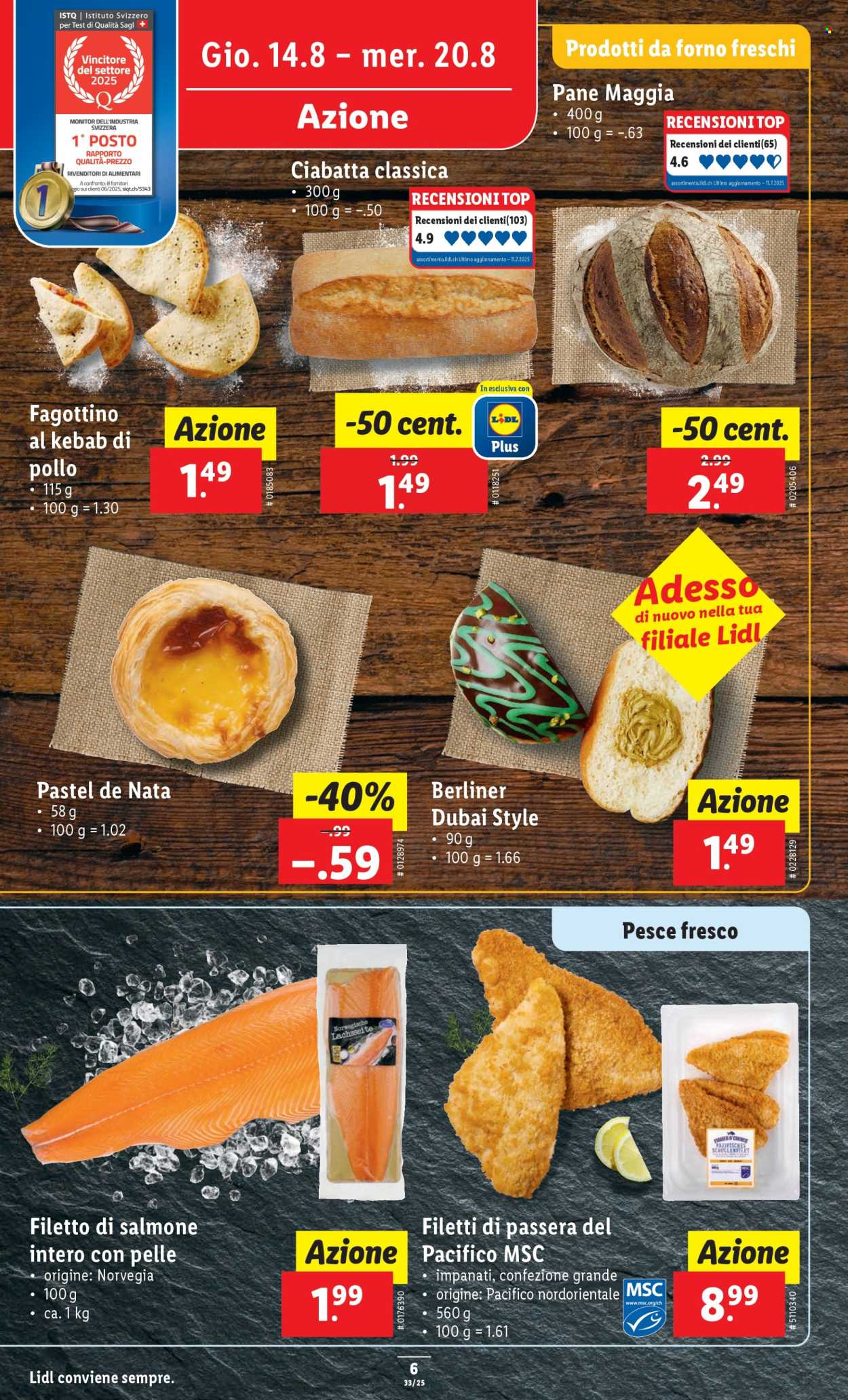 Catalogue Lidl - 14.8.2025 - 20.8.2025. Page 6. Page 6