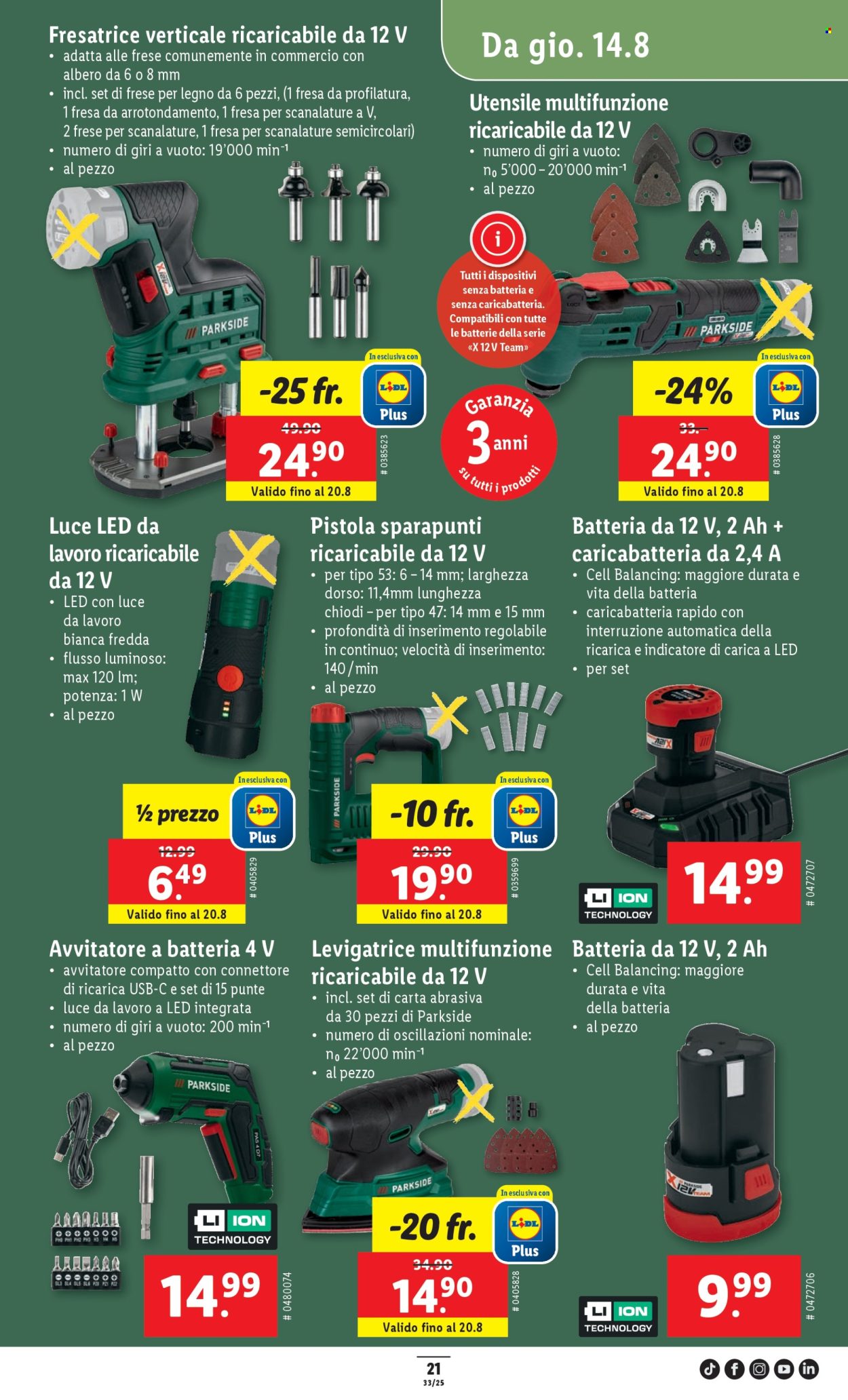 Catalogue Lidl - 14.8.2025 - 20.8.2025. Page 23. Page 23