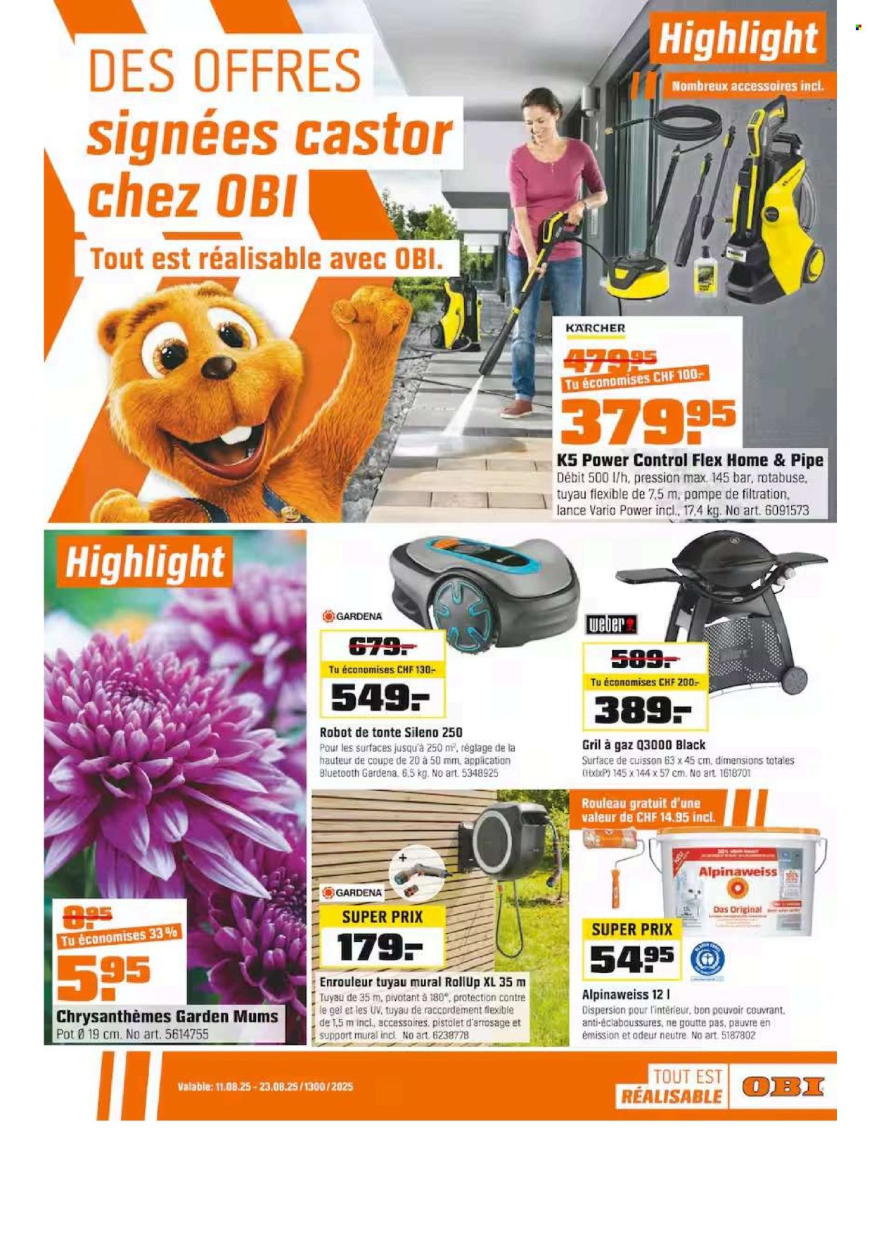 Catalogue OBI - 11.8.2025 - 23.8.2025. Page 1. Page 1