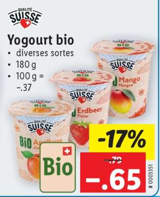 Yogourt bio