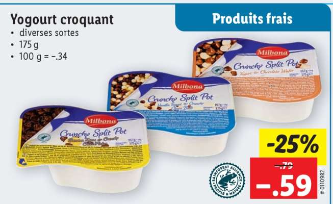 Yogourt croquant
