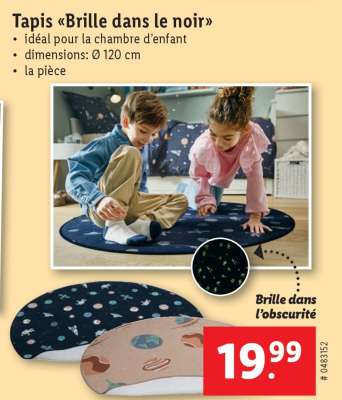 Tapis «Brille dans le noir»