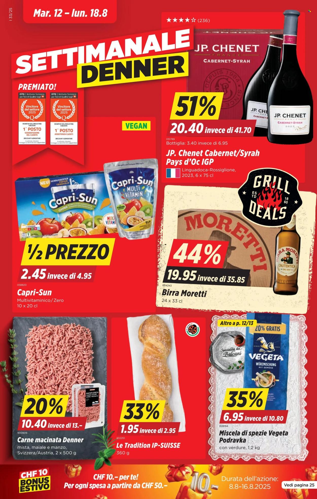 Catalogue Denner - 12.8.2025 - 18.8.2025. Page 1. Page 1