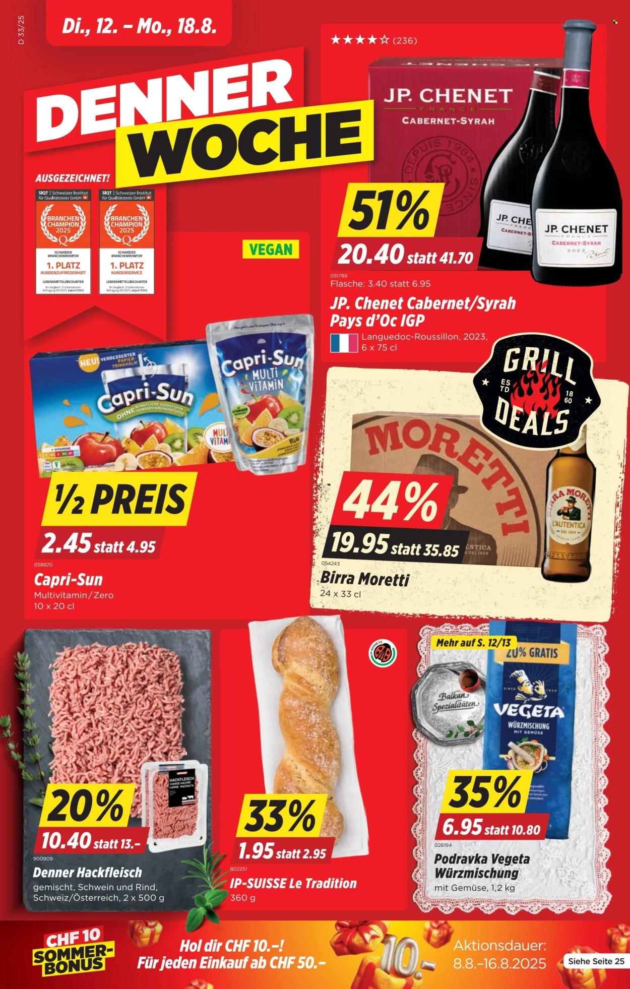 Catalogue Denner - 12.8.2025 - 18.8.2025. Page 1. Page 1