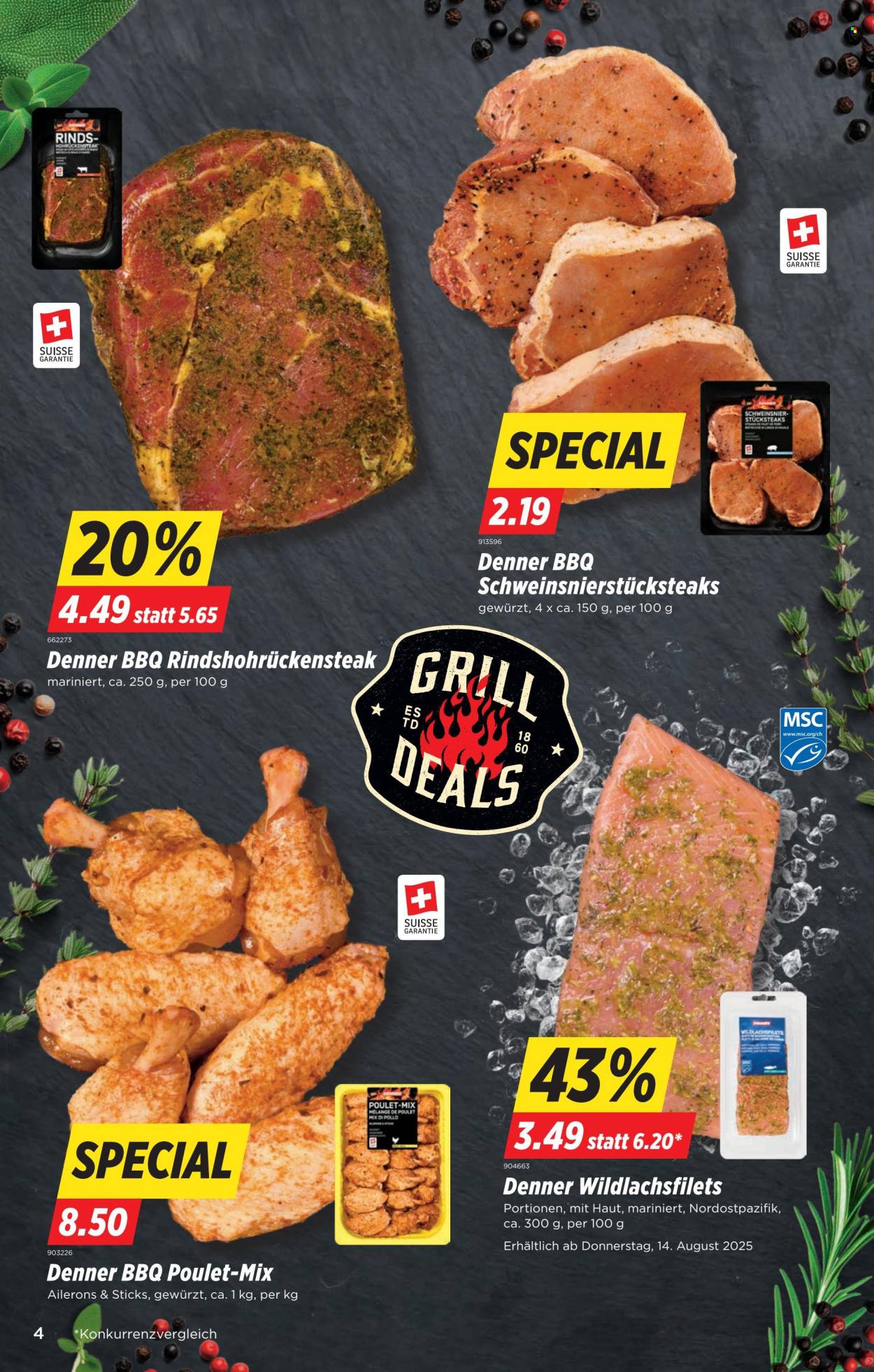 Catalogue Denner - 12.8.2025 - 18.8.2025. Page 4. Page 4