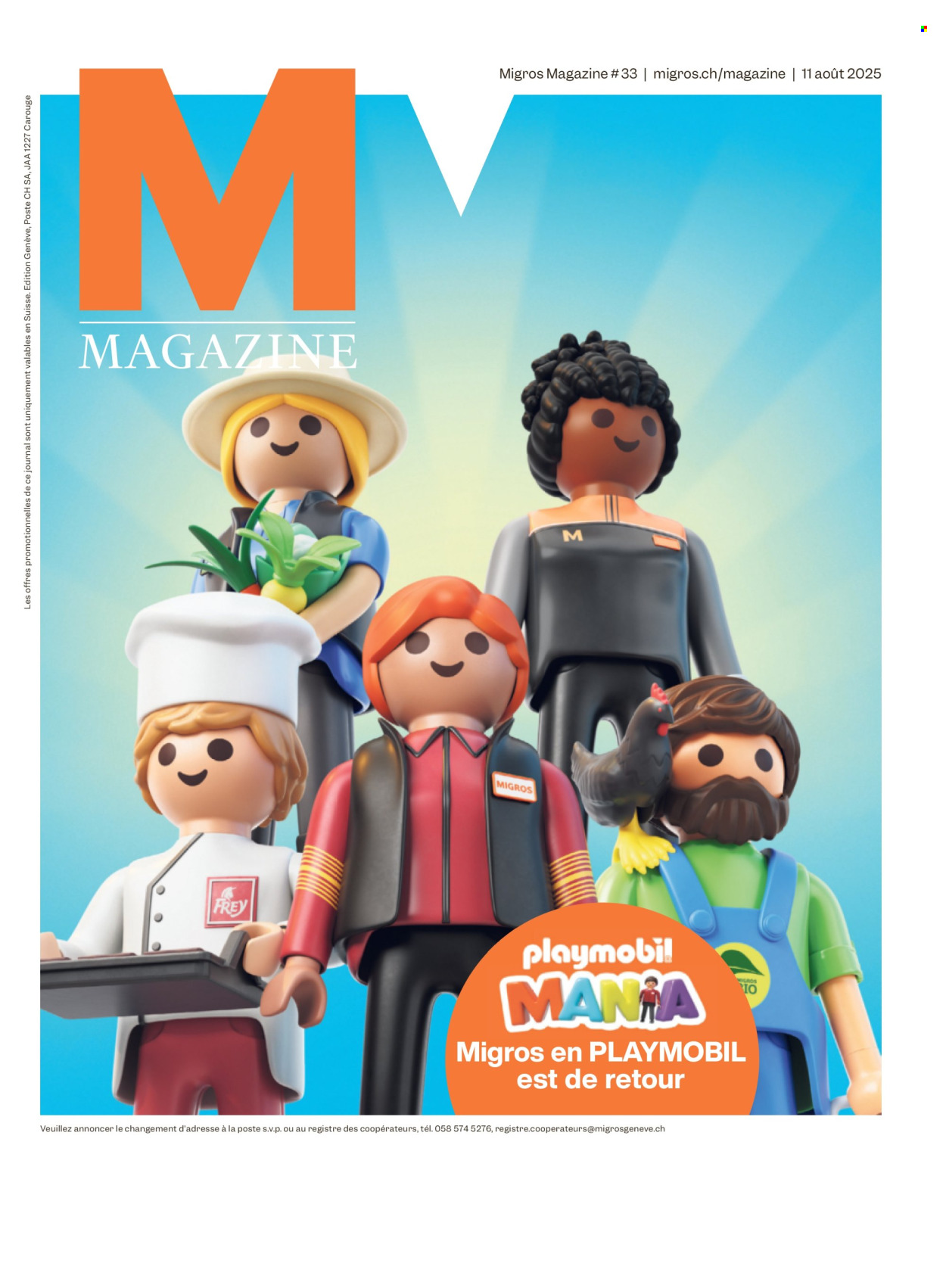 Catalogue Migros - 12.8.2025 - 18.8.2025. Page 1. Page 1