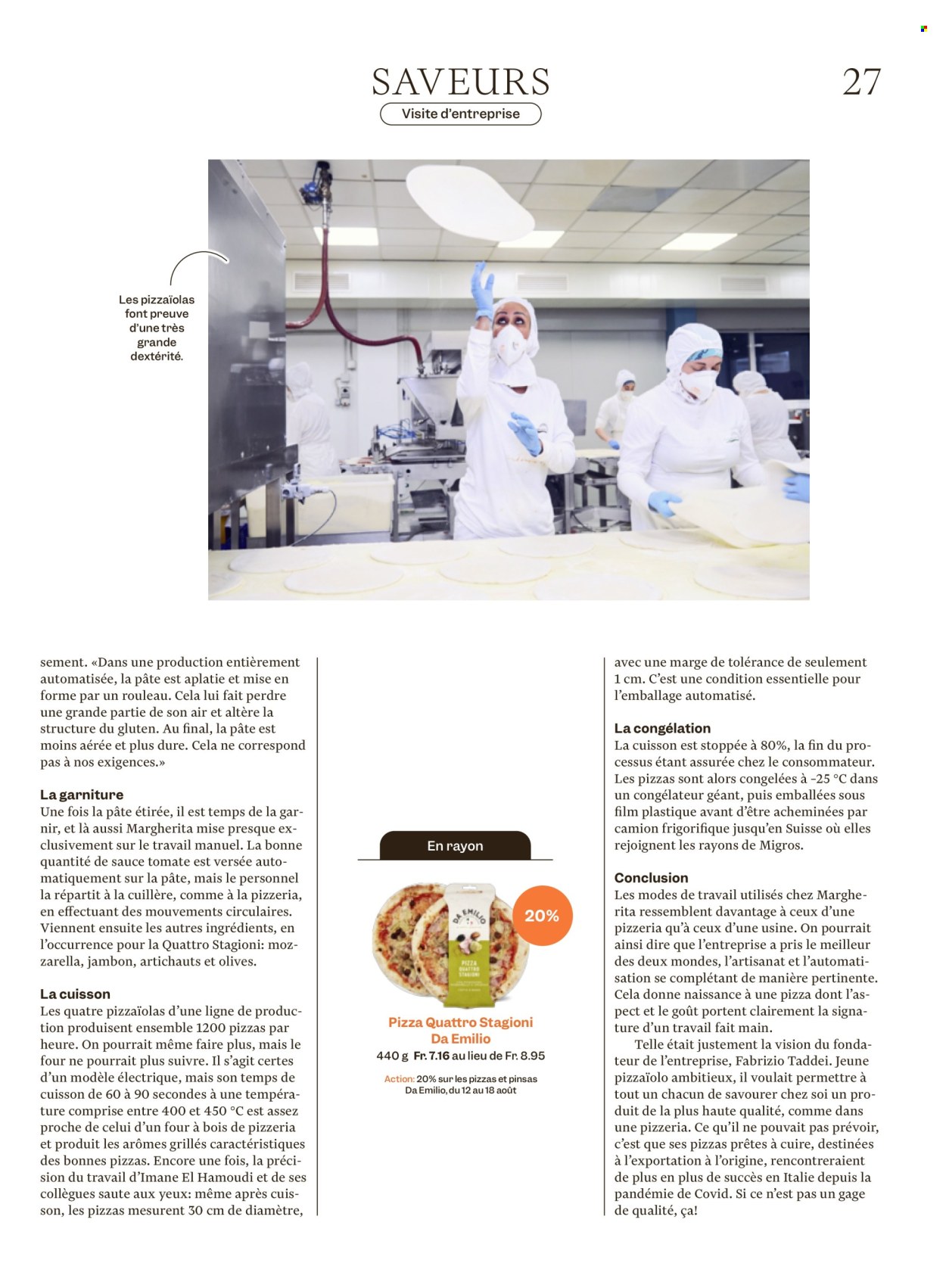 Catalogue Migros - 12.8.2025 - 18.8.2025. Page 27. Page 27