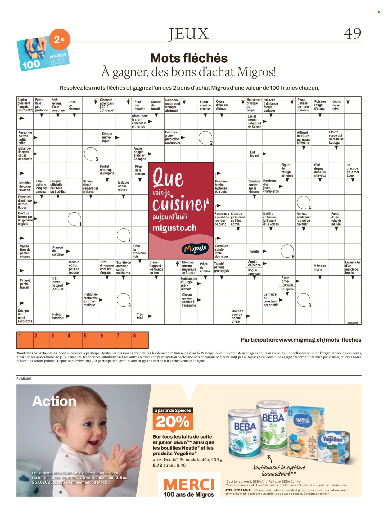 Catalogue Migros - 12.8.2025 - 18.8.2025. Page 49. Page 49