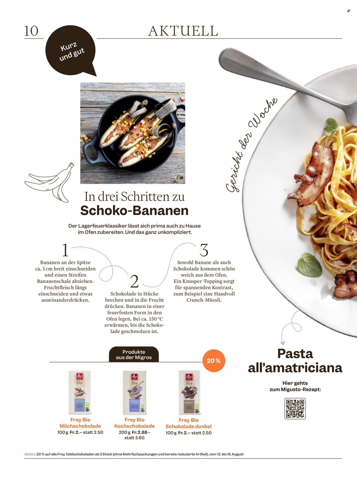 Catalogue Migros - 12.8.2025 - 18.8.2025. Page 10. Page 10