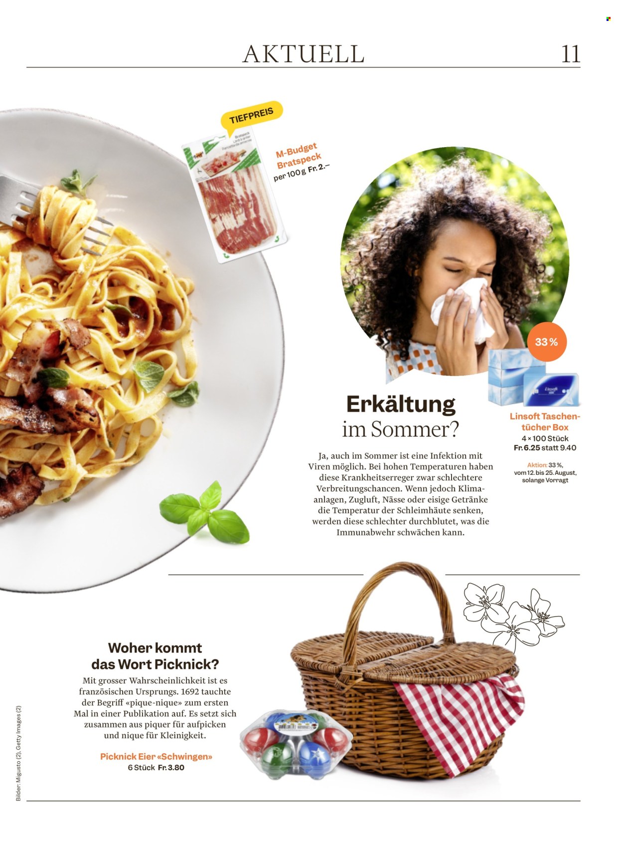 Catalogue Migros - 12.8.2025 - 18.8.2025. Page 11. Page 11