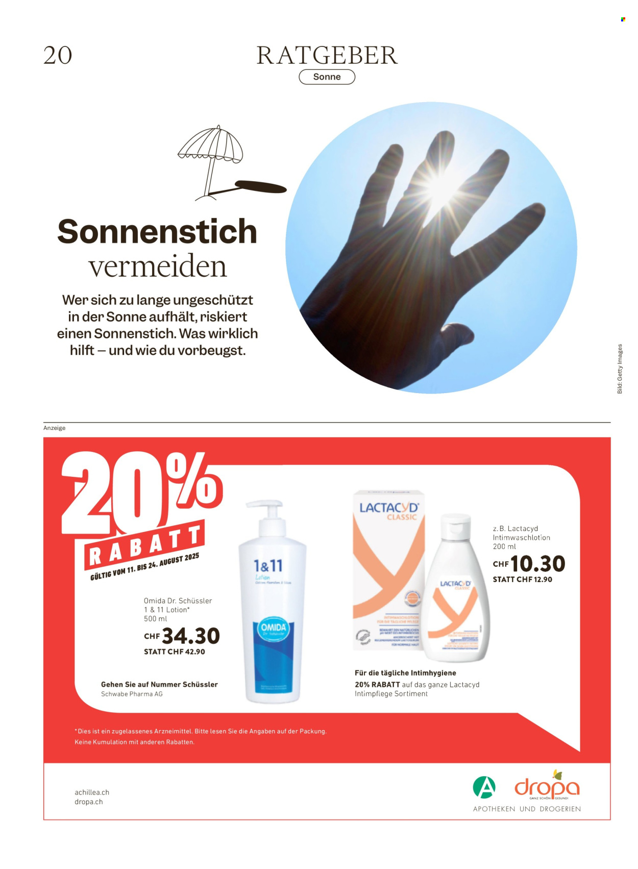 Catalogue Migros - 12.8.2025 - 18.8.2025. Page 20. Page 20