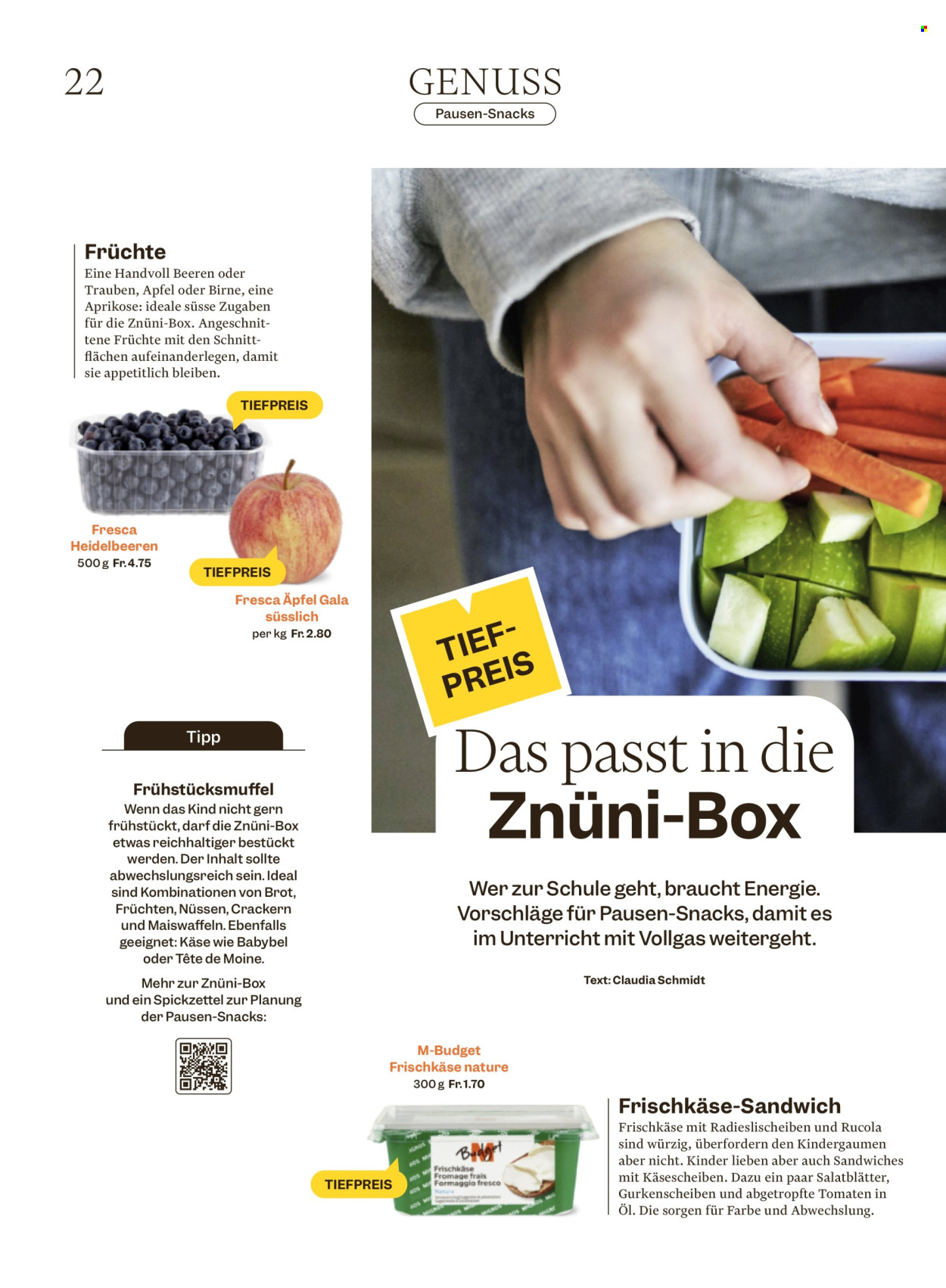 Catalogue Migros - 12.8.2025 - 18.8.2025. Page 22. Page 22