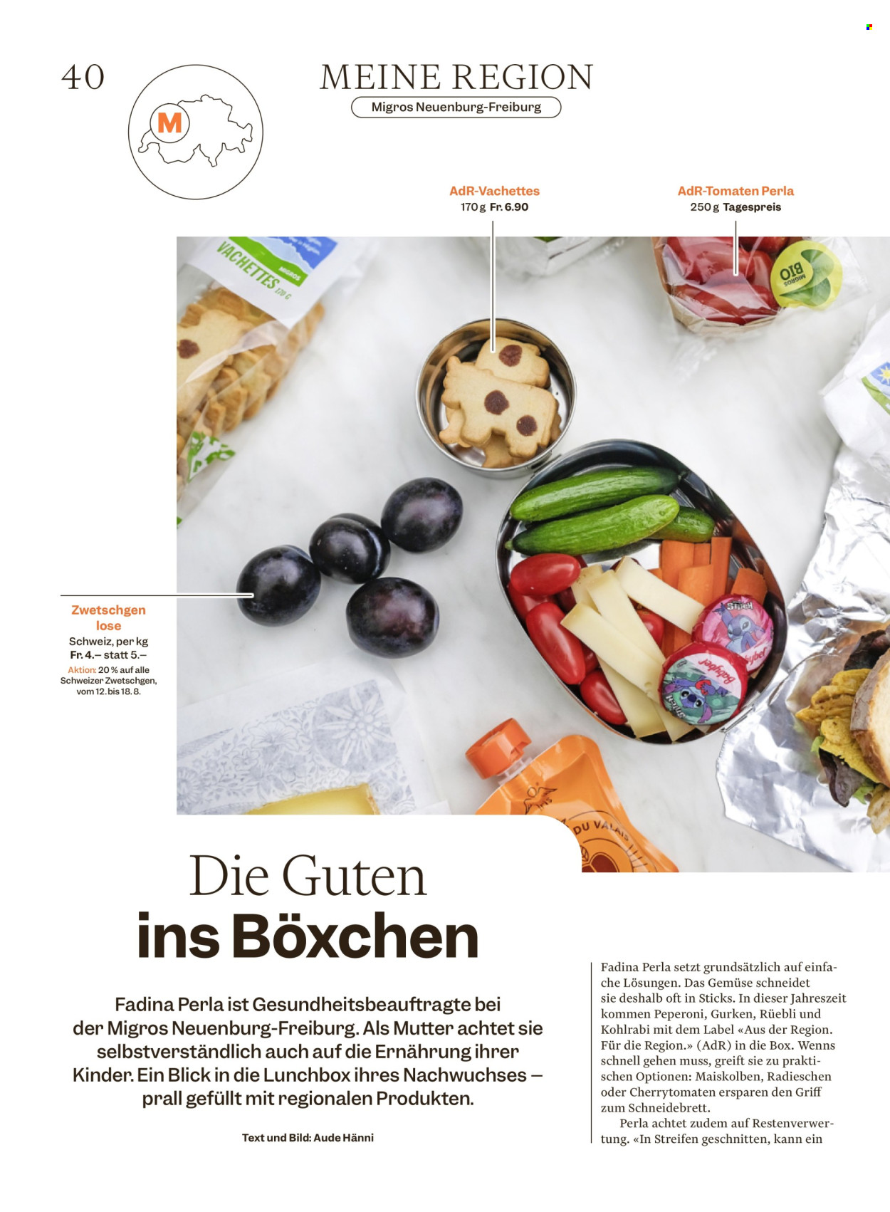 Catalogue Migros - 12.8.2025 - 18.8.2025. Page 40. Page 40