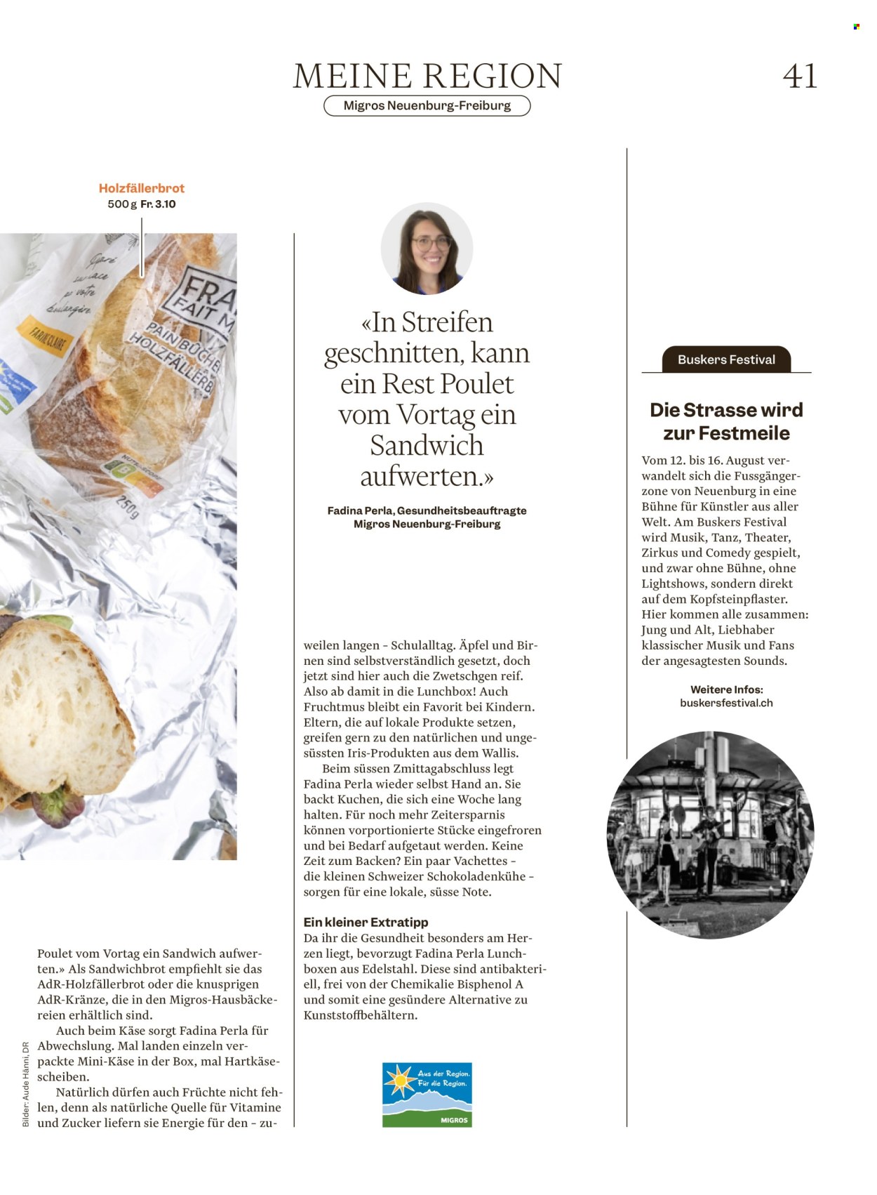 Catalogue Migros - 12.8.2025 - 18.8.2025. Page 41. Page 41