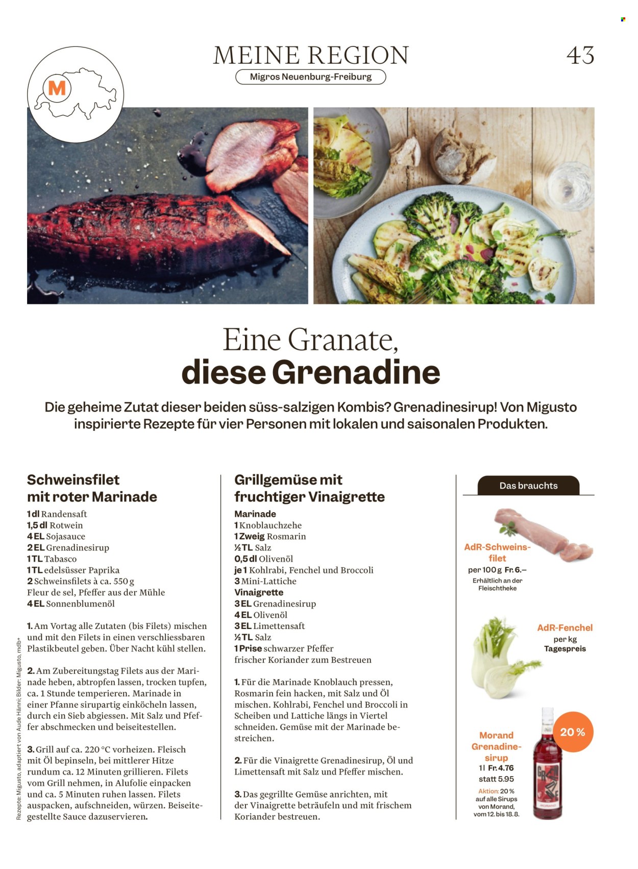 Catalogue Migros - 12.8.2025 - 18.8.2025. Page 43. Page 43