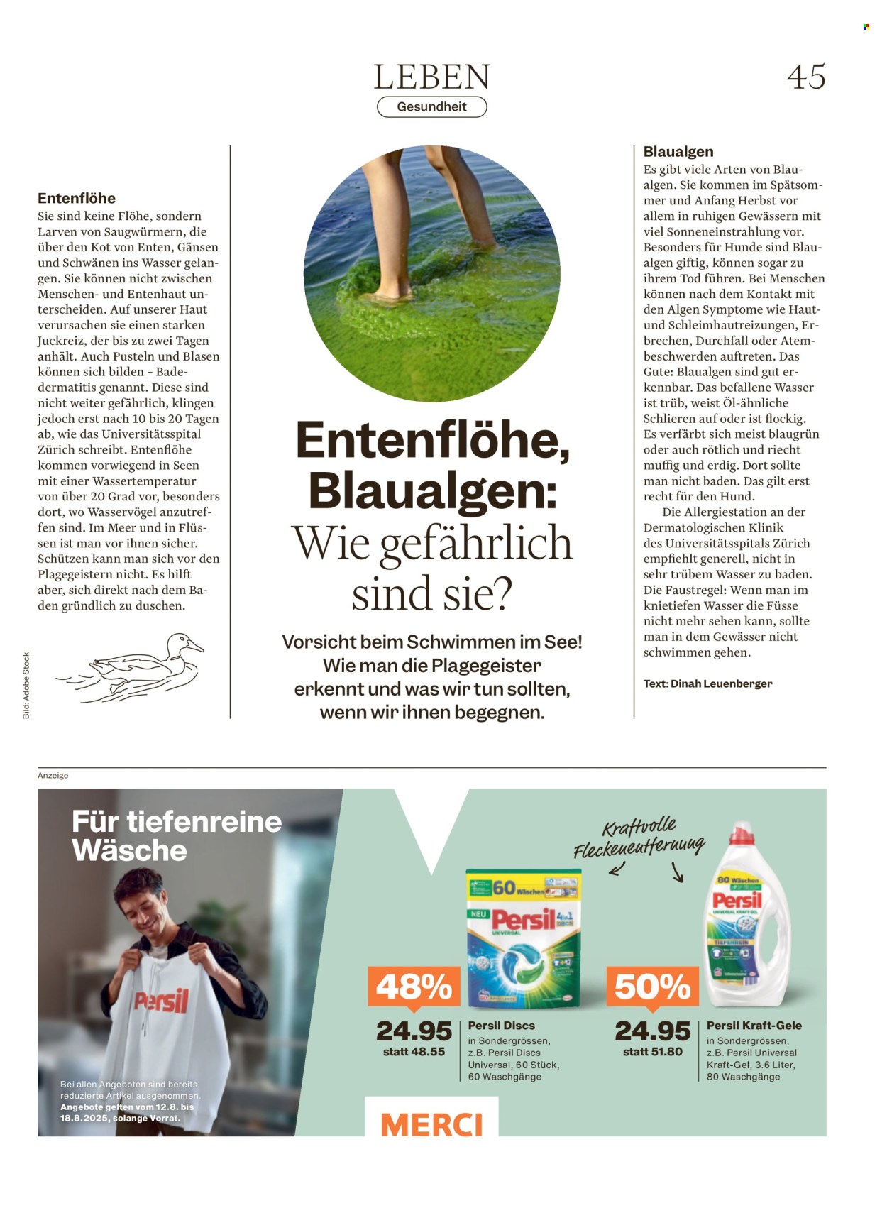 Catalogue Migros - 12.8.2025 - 18.8.2025. Page 45. Page 45