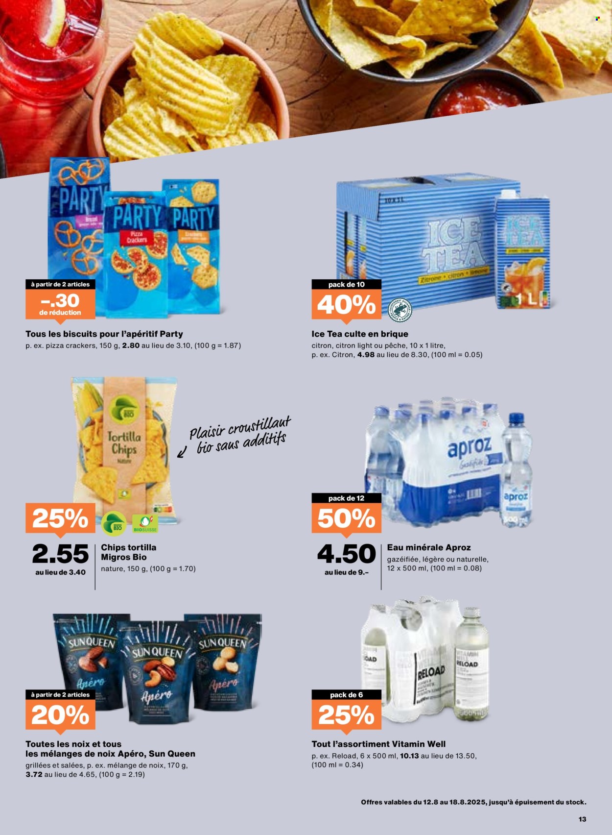 Catalogue Migros - 12.8.2025 - 18.8.2025. Page 13. Page 13