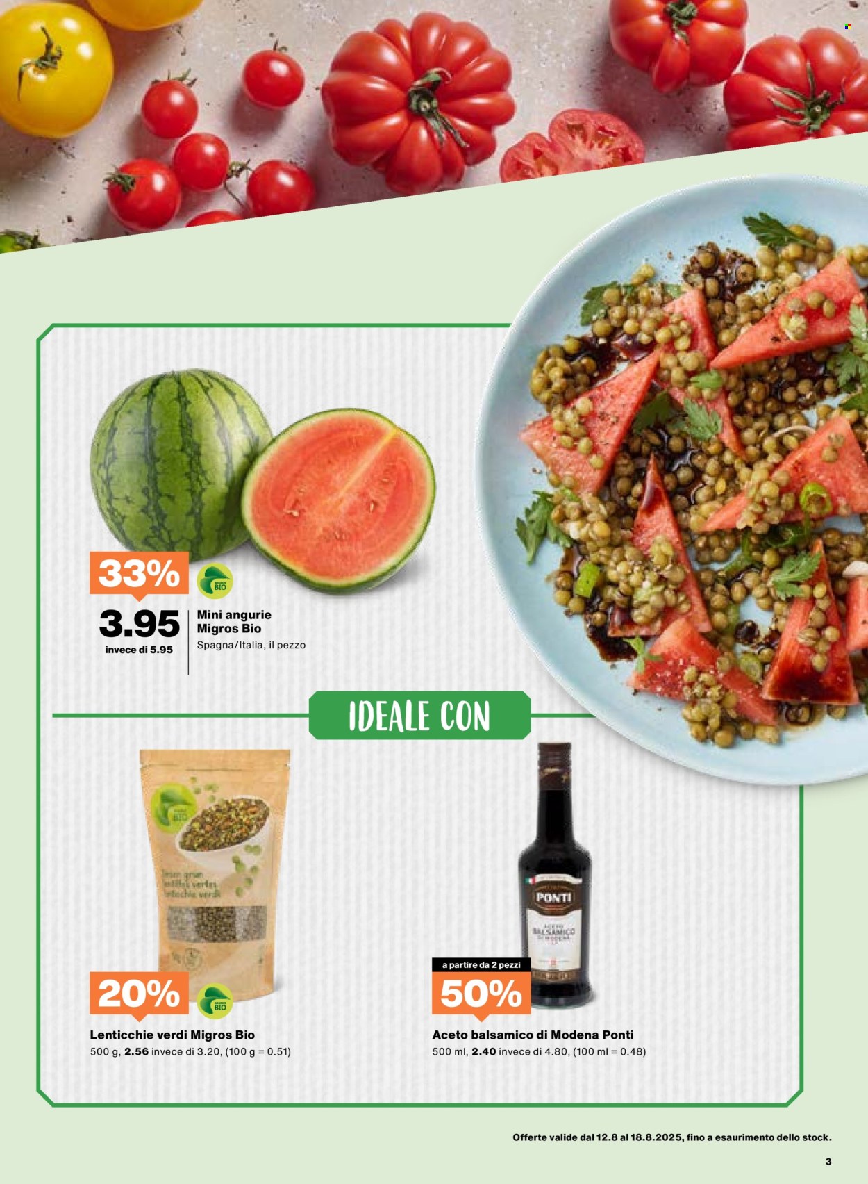 Catalogue Migros - 12.8.2025 - 18.8.2025. Page 3. Page 3