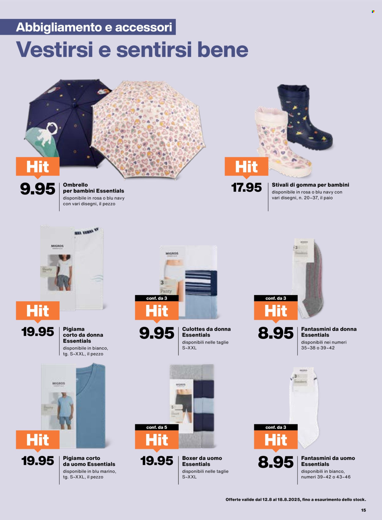 Catalogue Migros - 12.8.2025 - 18.8.2025. Page 15. Page 15