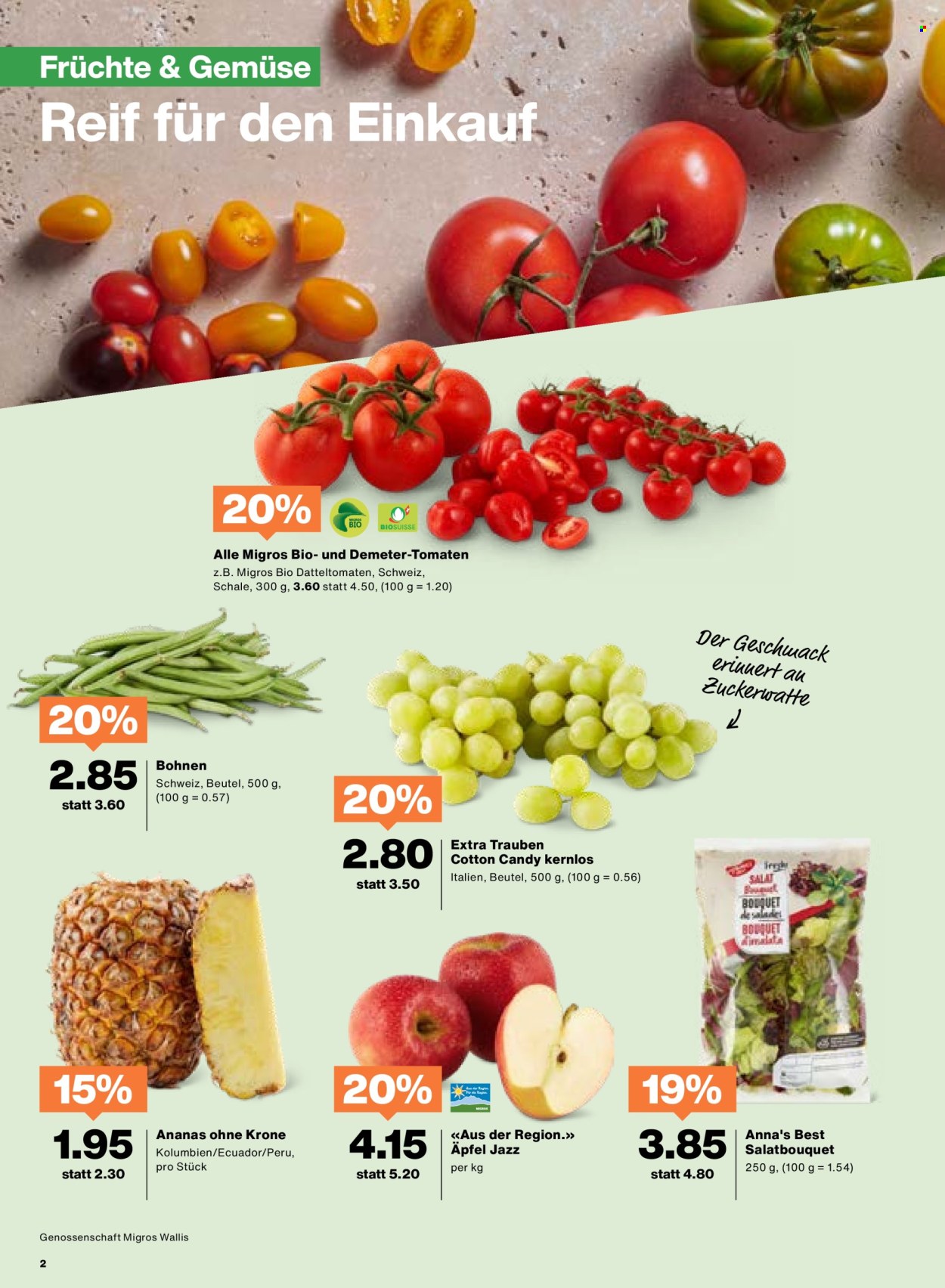 Catalogue Migros - 12.8.2025 - 18.8.2025. Page 2. Page 2