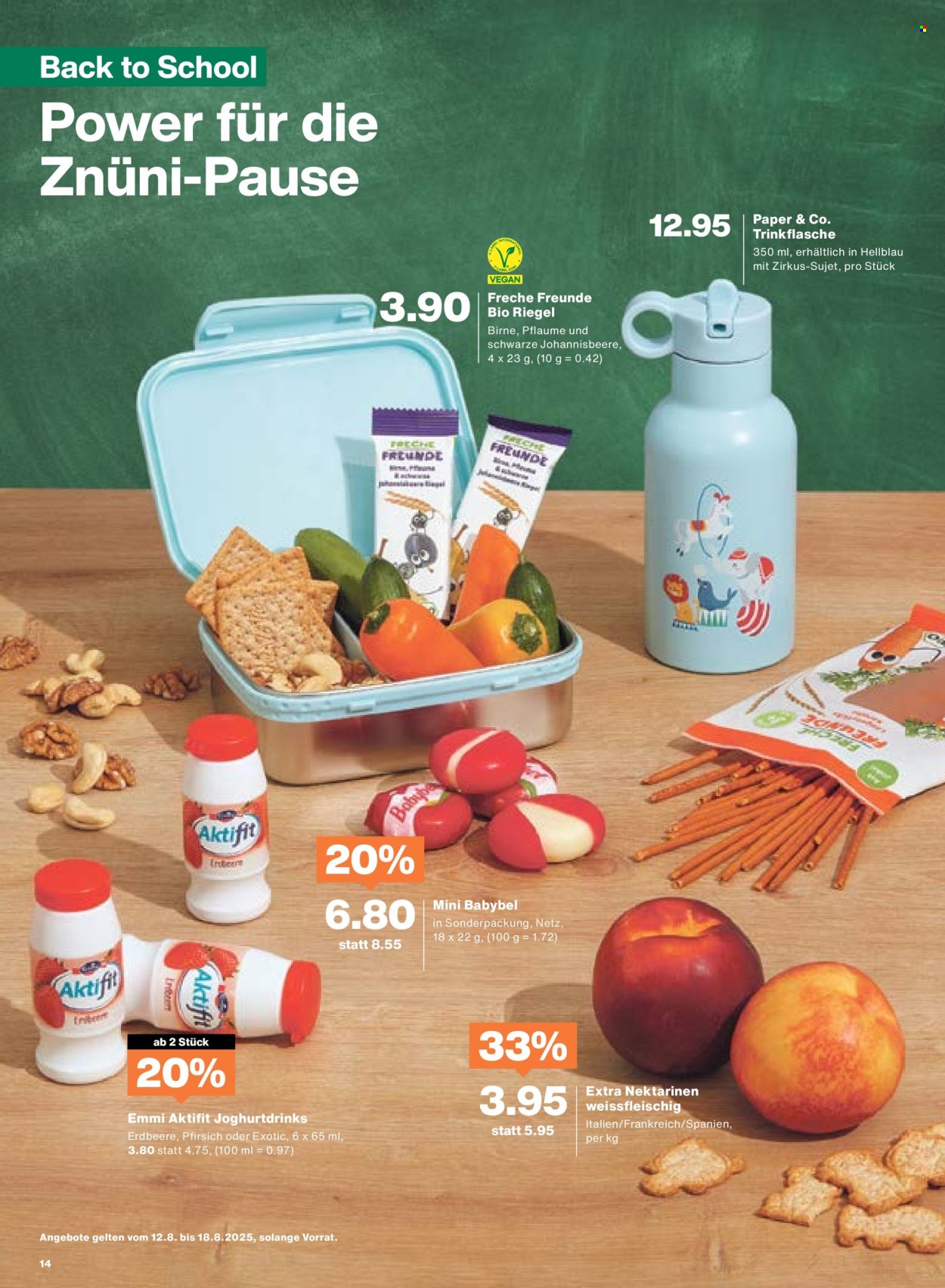 Catalogue Migros - 12.8.2025 - 18.8.2025. Page 14. Page 14