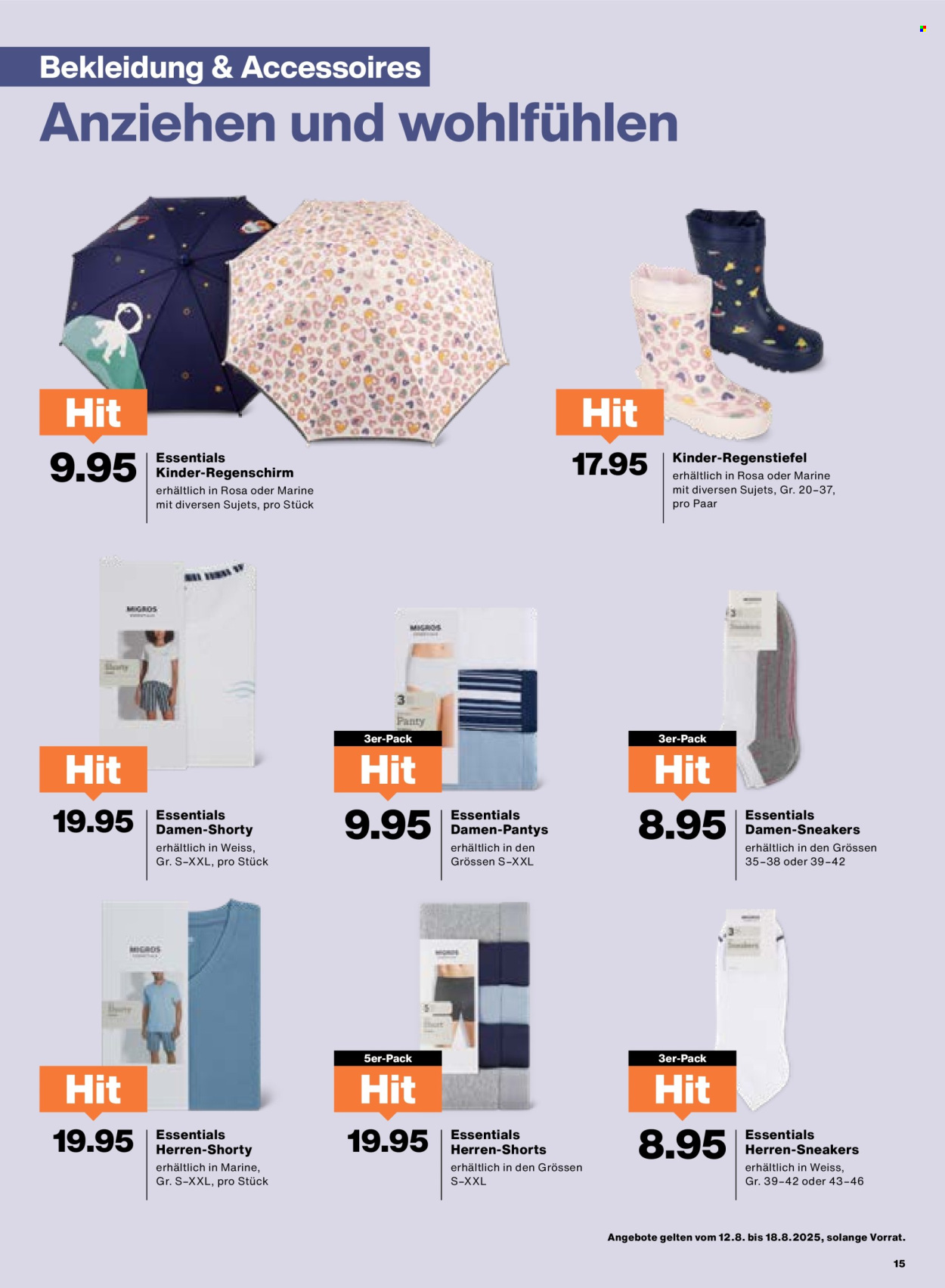 Catalogue Migros - 12.8.2025 - 18.8.2025. Page 15. Page 15