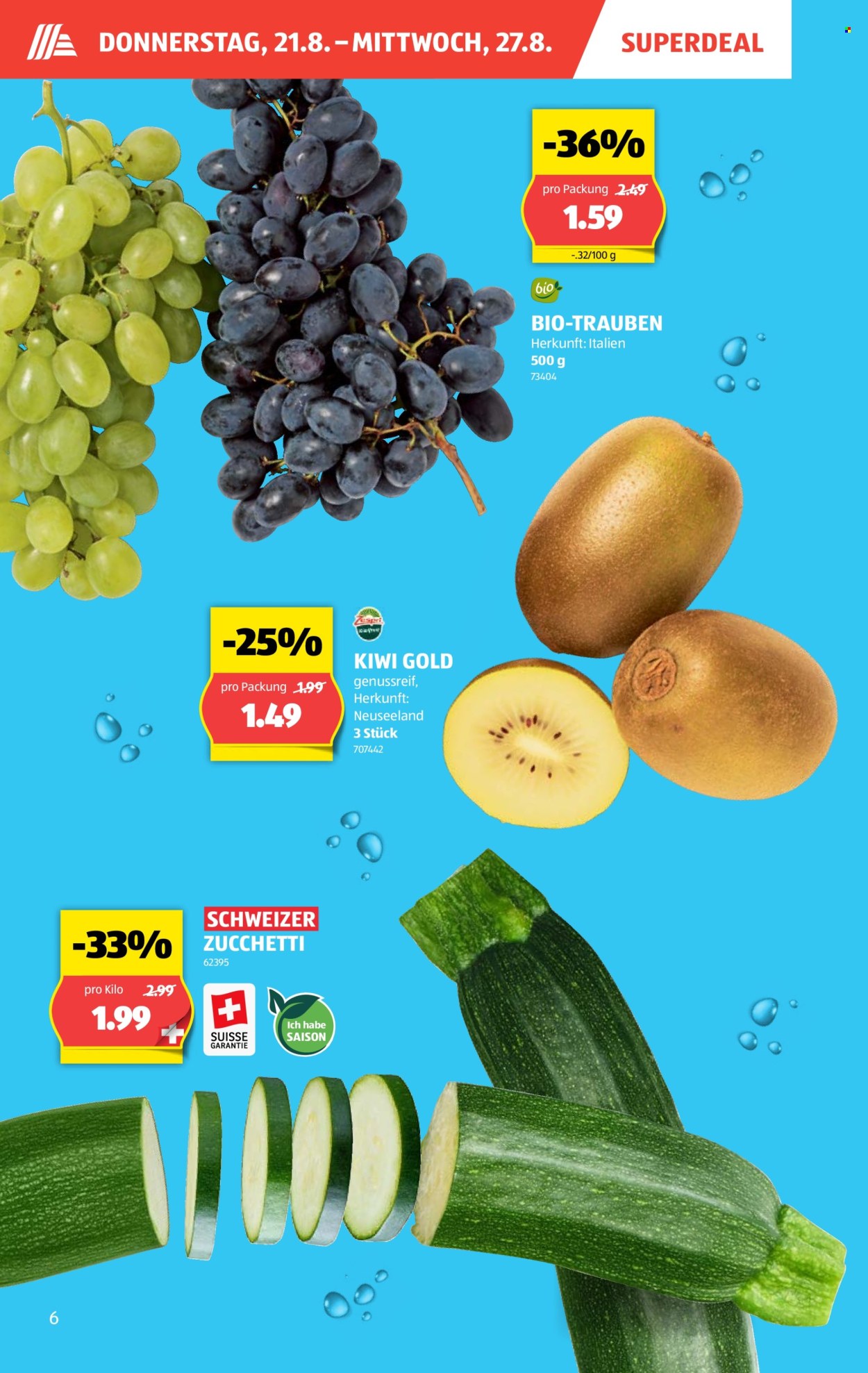 Catalogue Aldi - 21.8.2025 - 27.8.2025. Page 6. Page 6