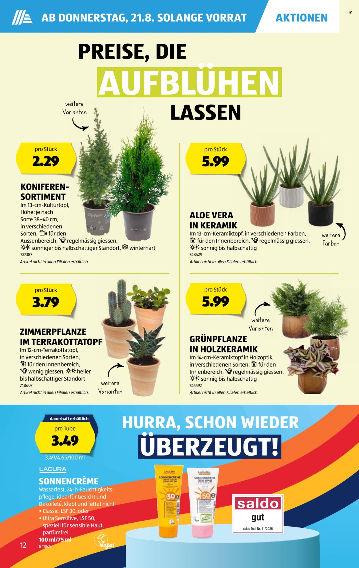 Catalogue Aldi - 21.8.2025 - 27.8.2025. Page 12. Page 12