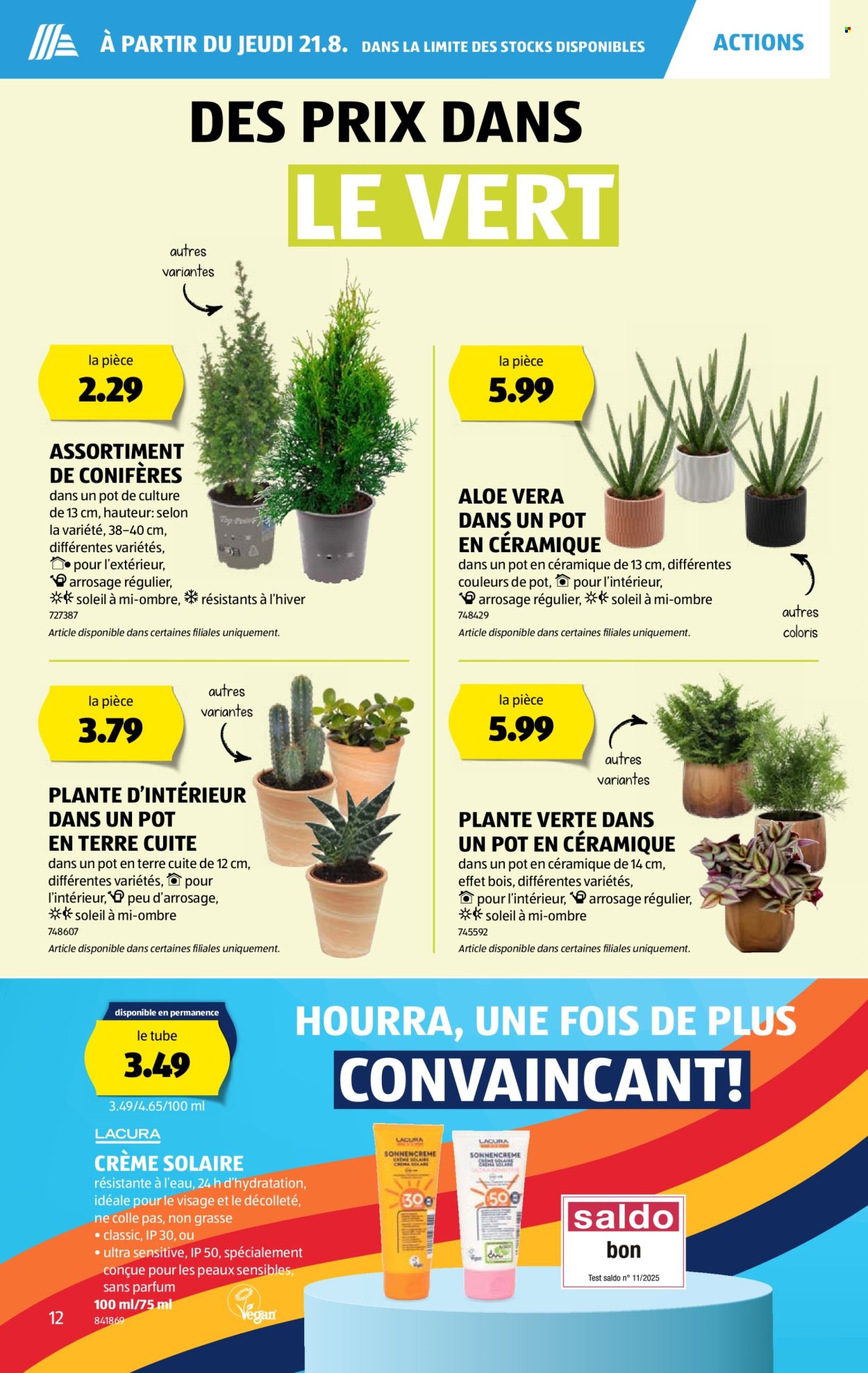 Catalogue Aldi - 21.8.2025 - 27.8.2025. Page 12. Page 12