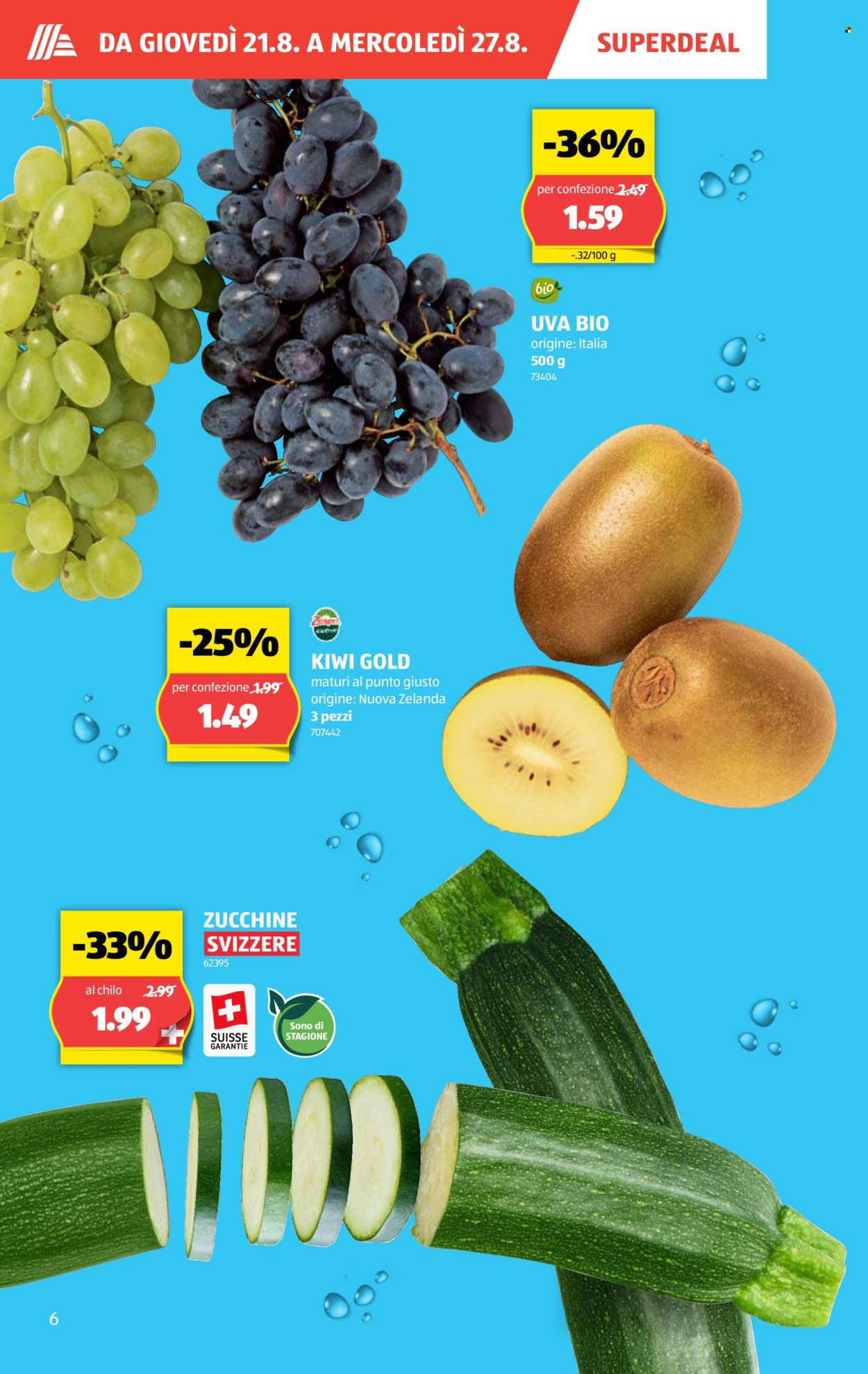 Catalogue Aldi - 21.8.2025 - 27.8.2025. Page 6. Page 6