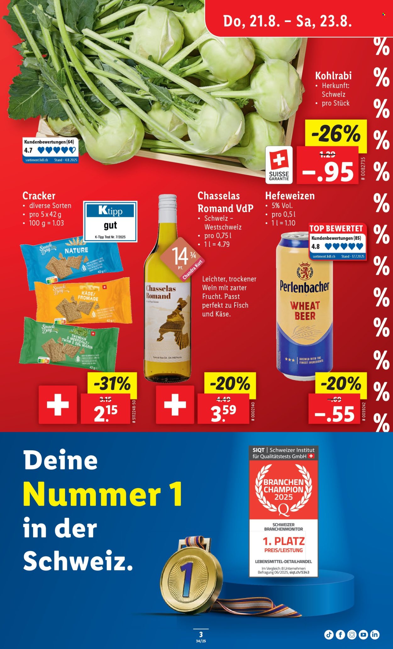Catalogue Lidl - 21.8.2025 - 27.8.2025. Page 3. Page 3